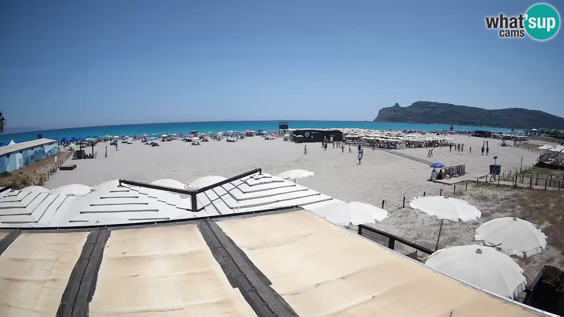 Poetto beach webcam | Cagliari | Sardinia