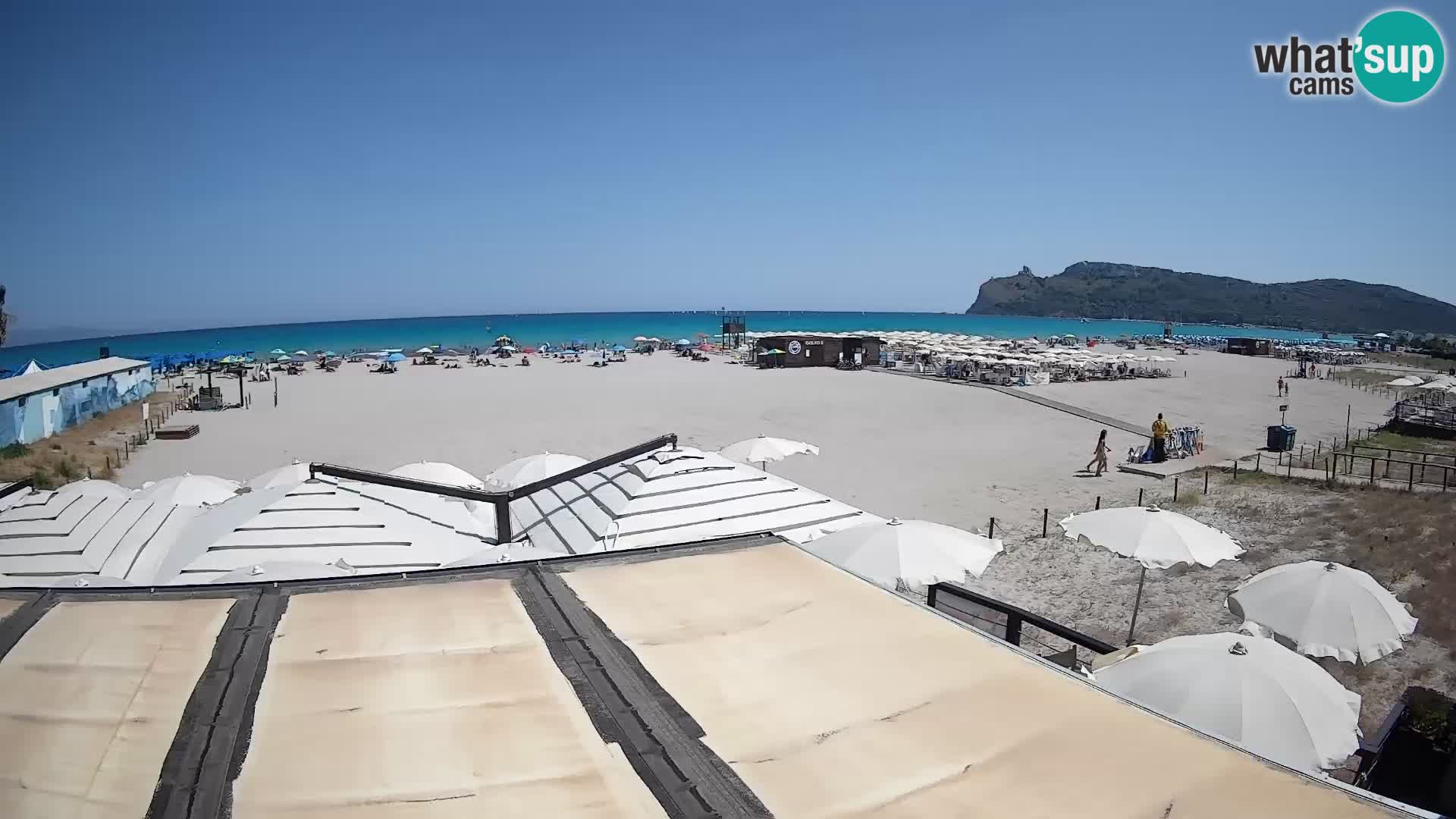Poetto beach webcam | Cagliari | Sardinia