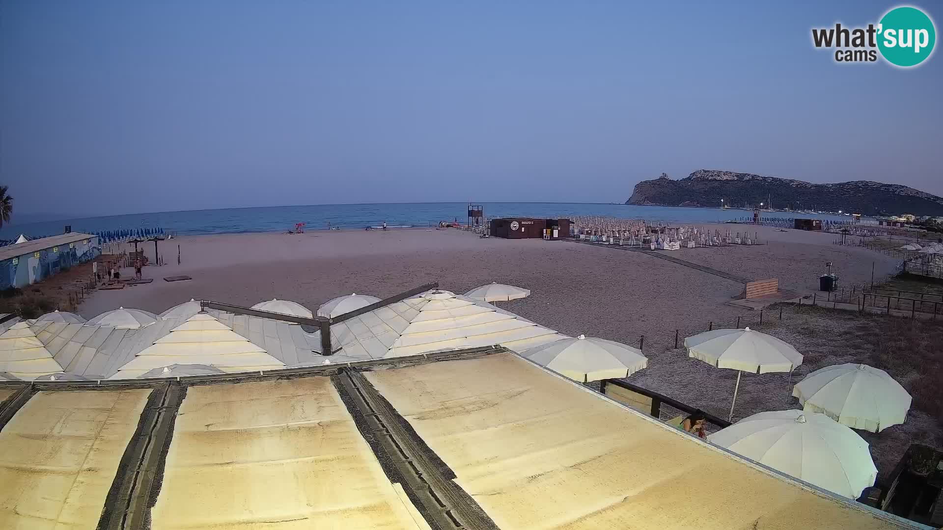 Poetto beach webcam | Cagliari | Sardinia