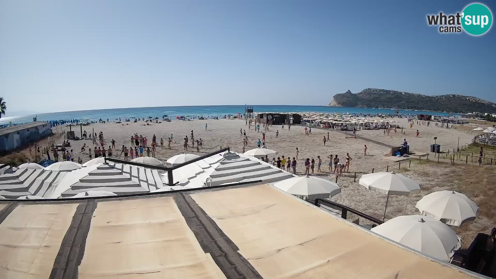 Poetto beach webcam | Cagliari | Sardinia
