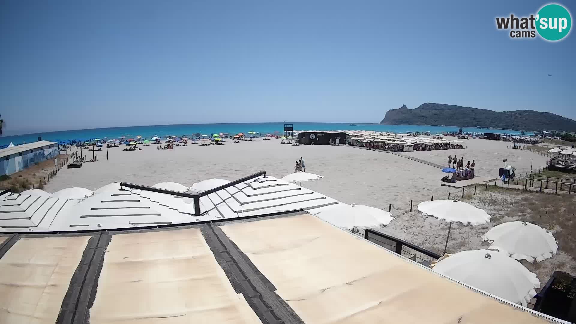 Poetto beach webcam | Cagliari | Sardinia