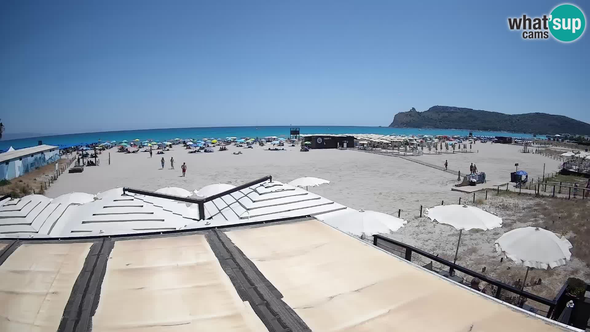 Poetto beach webcam | Cagliari | Sardinia