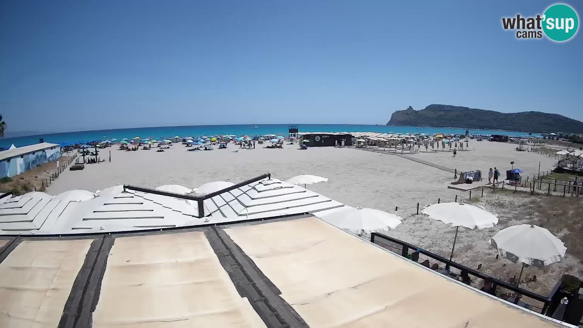 Poetto beach webcam | Cagliari | Sardinia