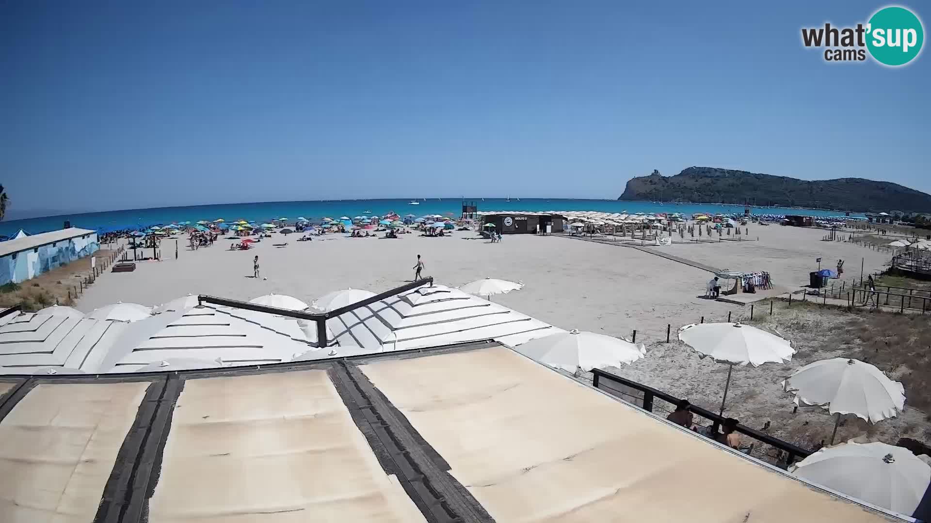 Poetto beach webcam | Cagliari | Sardinia