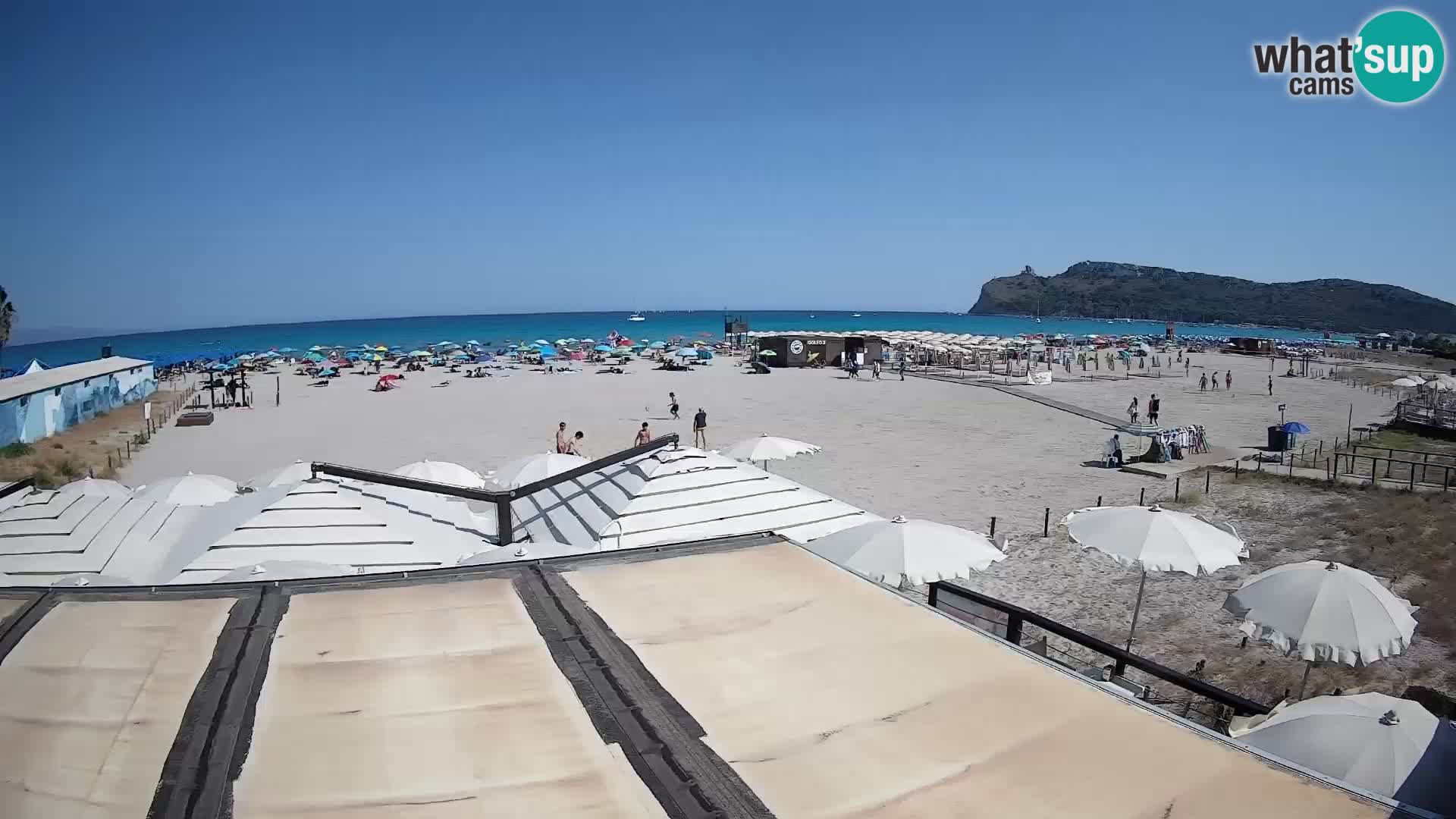 Poetto beach webcam | Cagliari | Sardinia