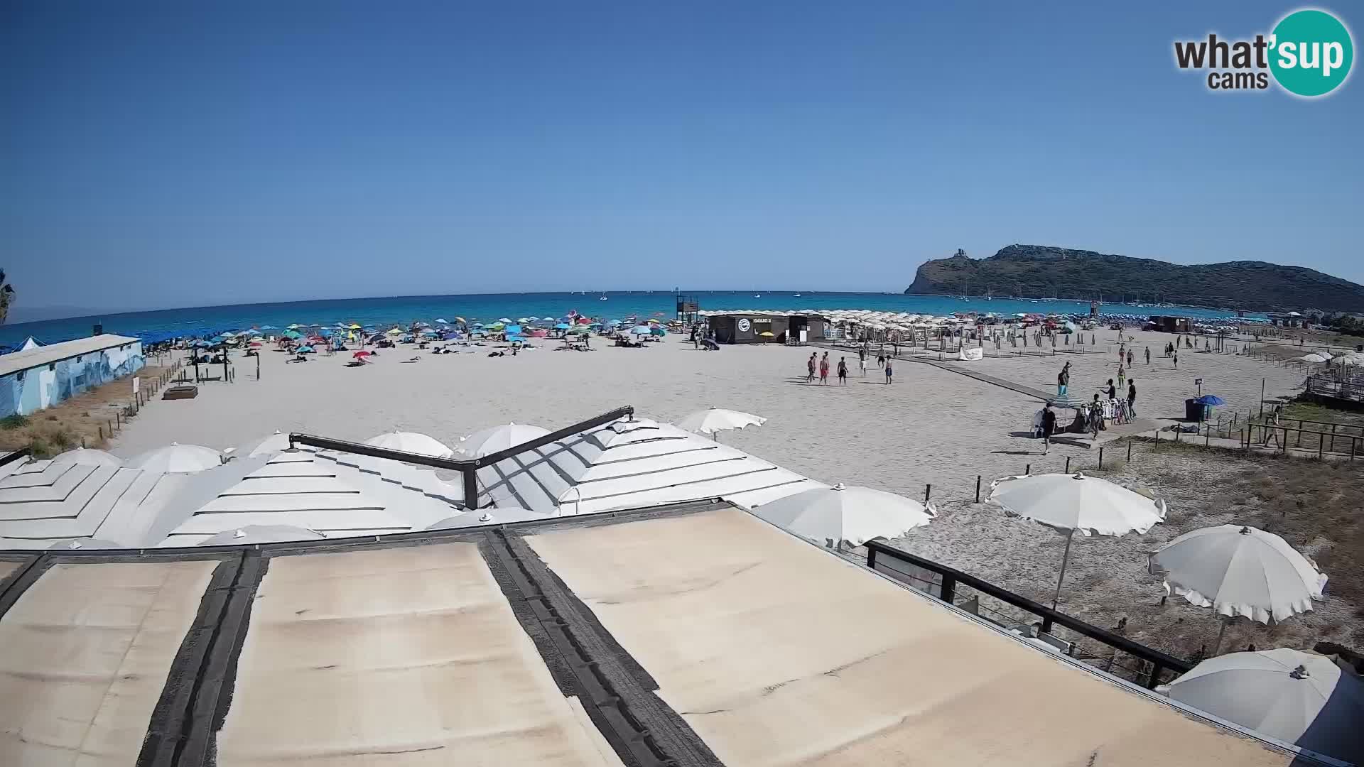 Poetto beach webcam | Cagliari | Sardinia