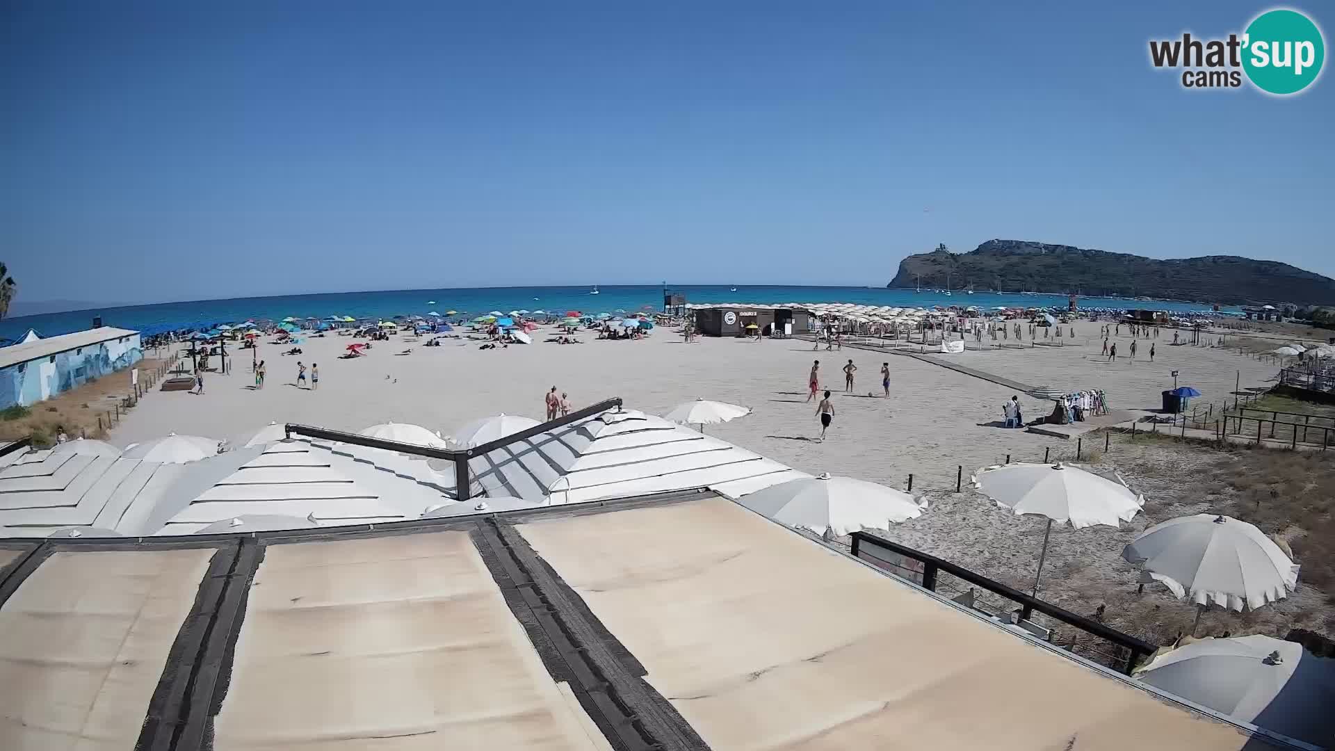 Poetto beach webcam | Cagliari | Sardinia