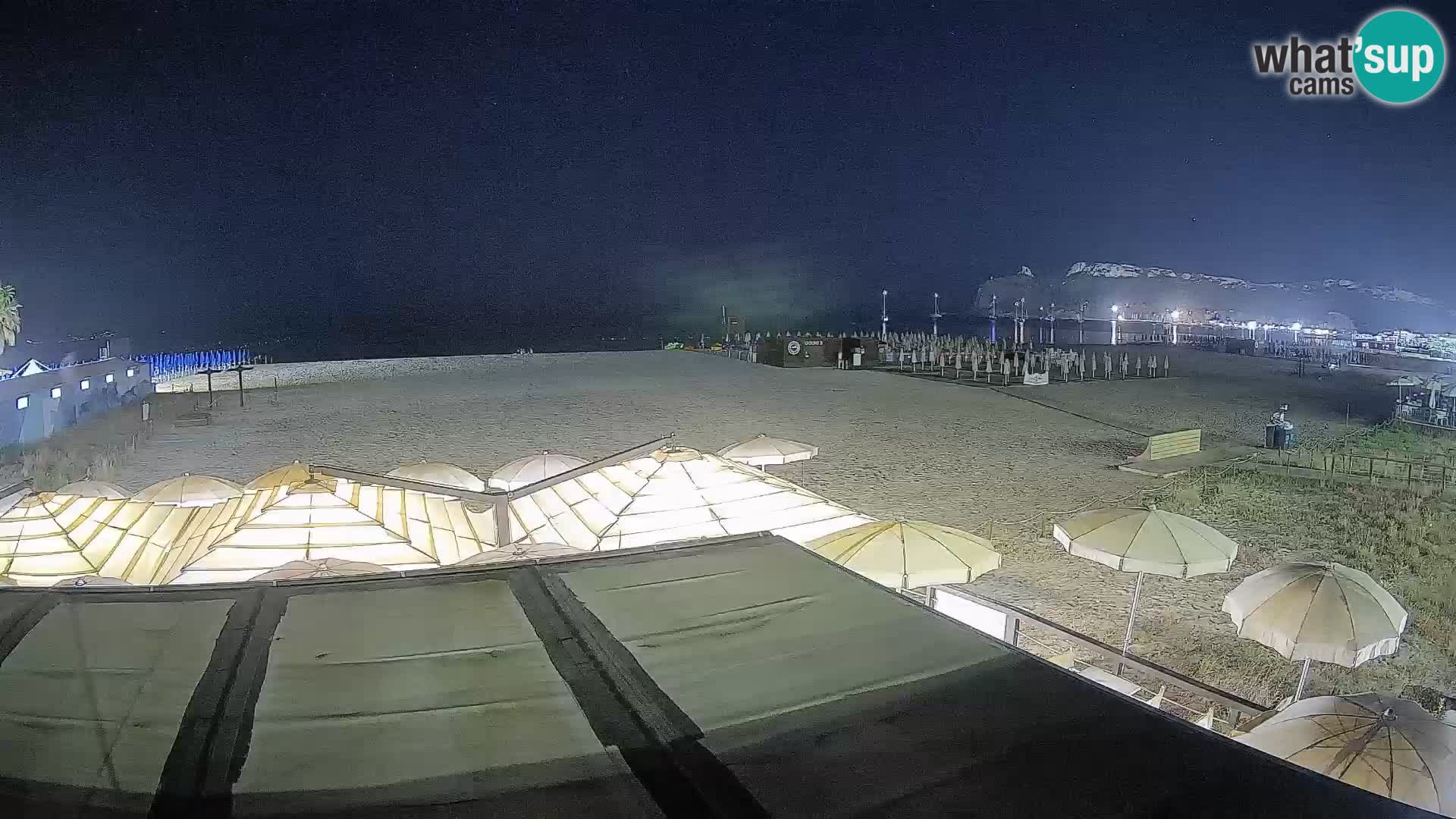 Poetto beach webcam | Cagliari | Sardinia