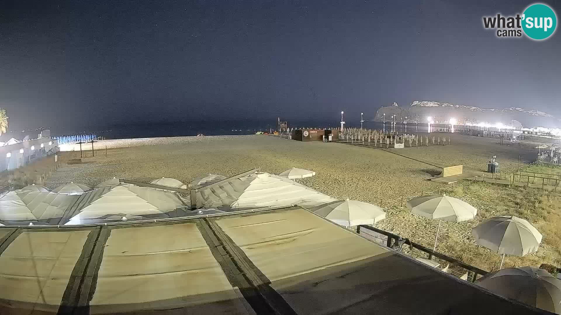 Poetto beach webcam | Cagliari | Sardinia