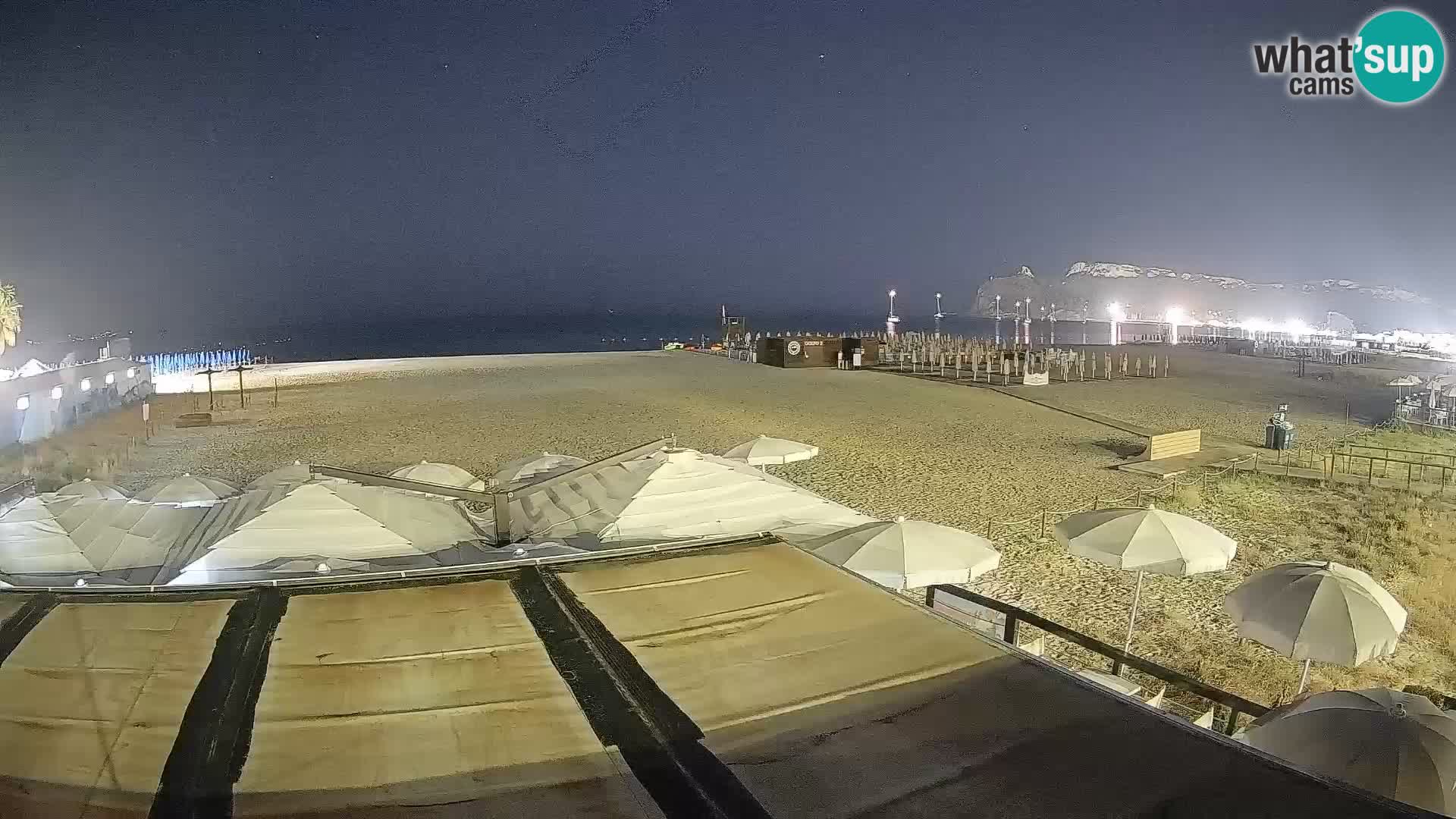 Poetto beach webcam | Cagliari | Sardinia