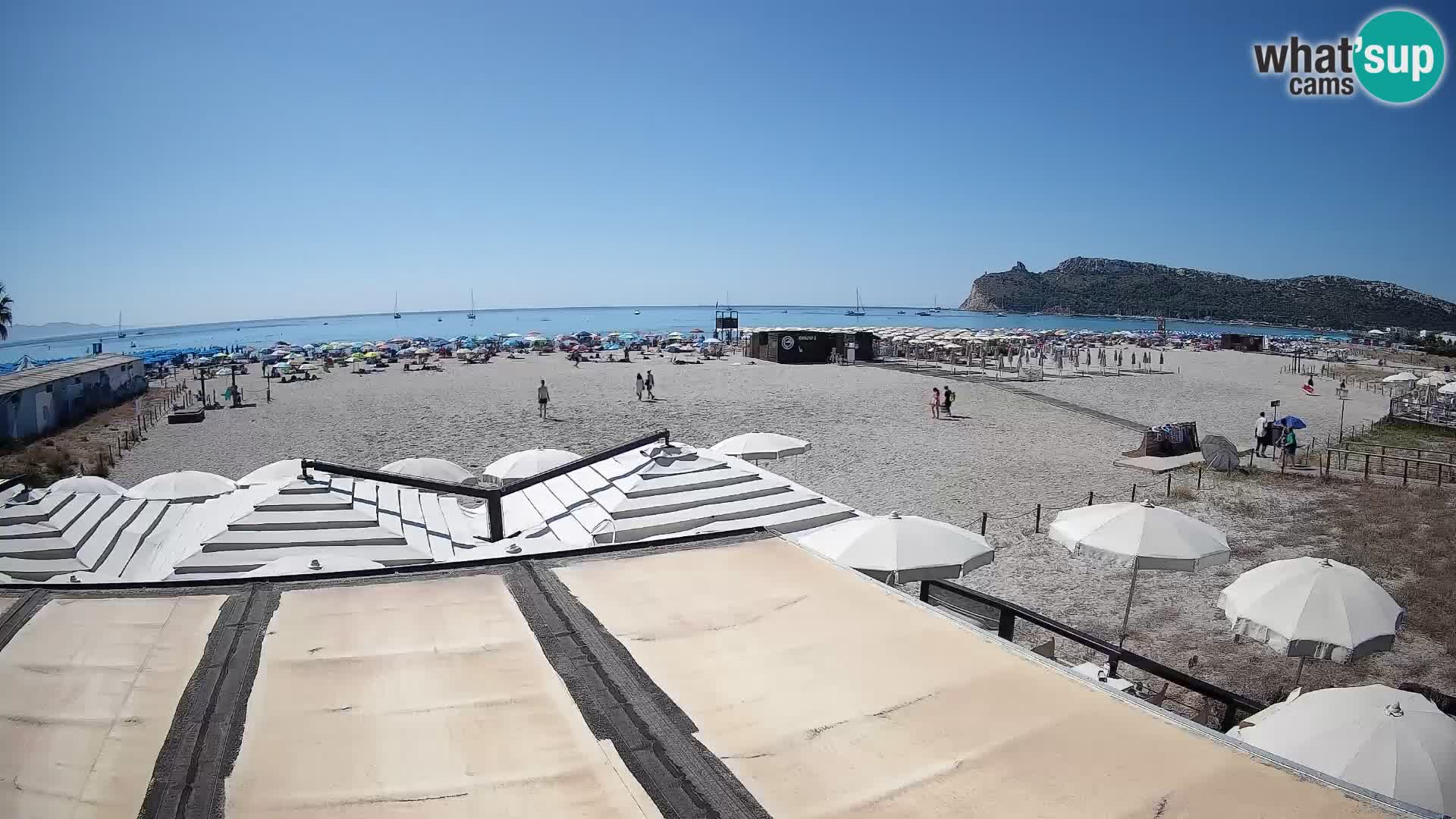 Poetto beach webcam | Cagliari | Sardinia