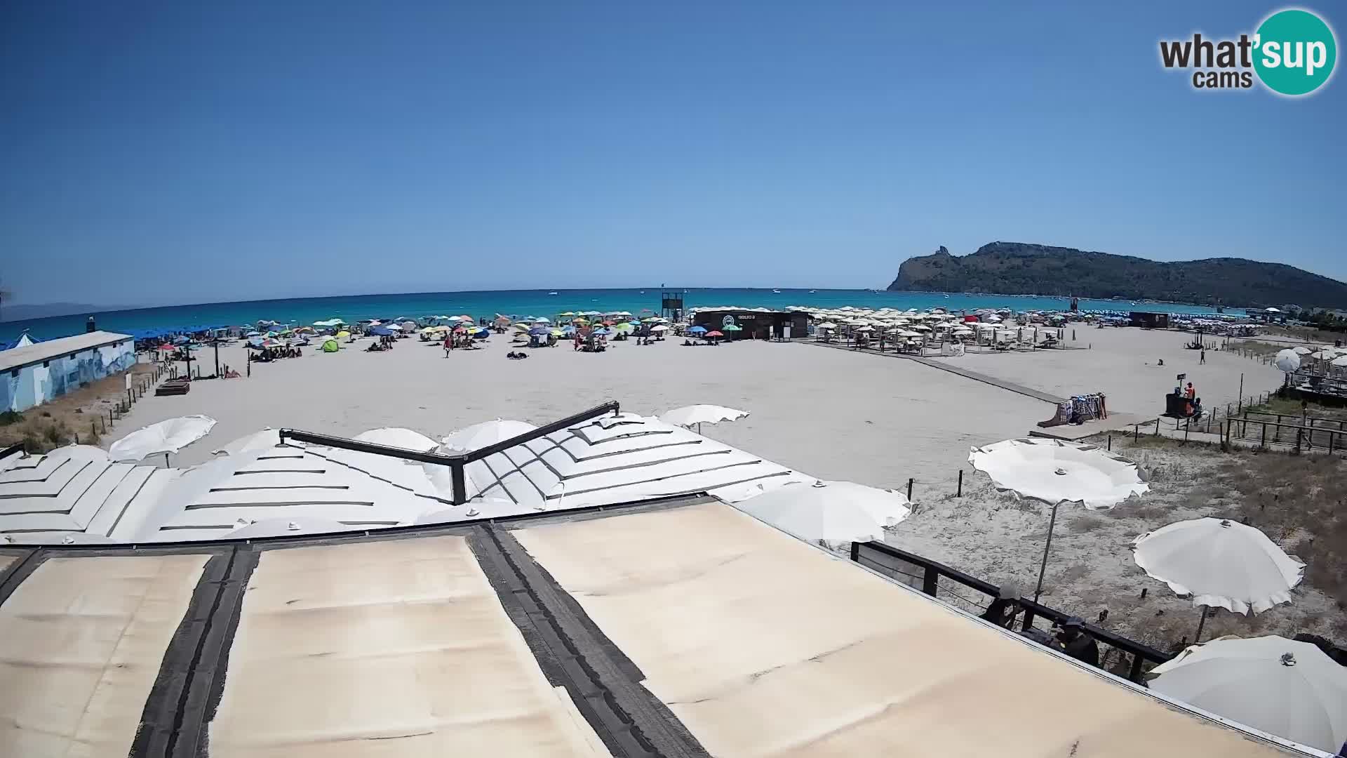 Poetto beach webcam | Cagliari | Sardinia