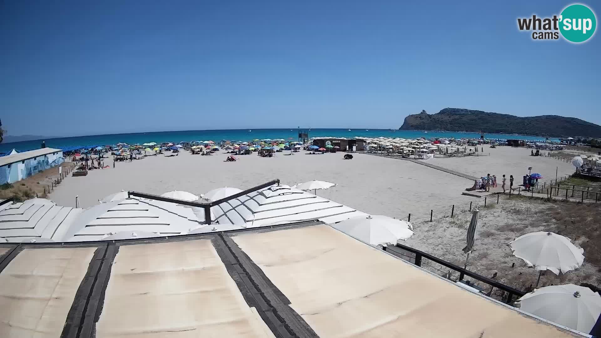 Poetto beach webcam | Cagliari | Sardinia