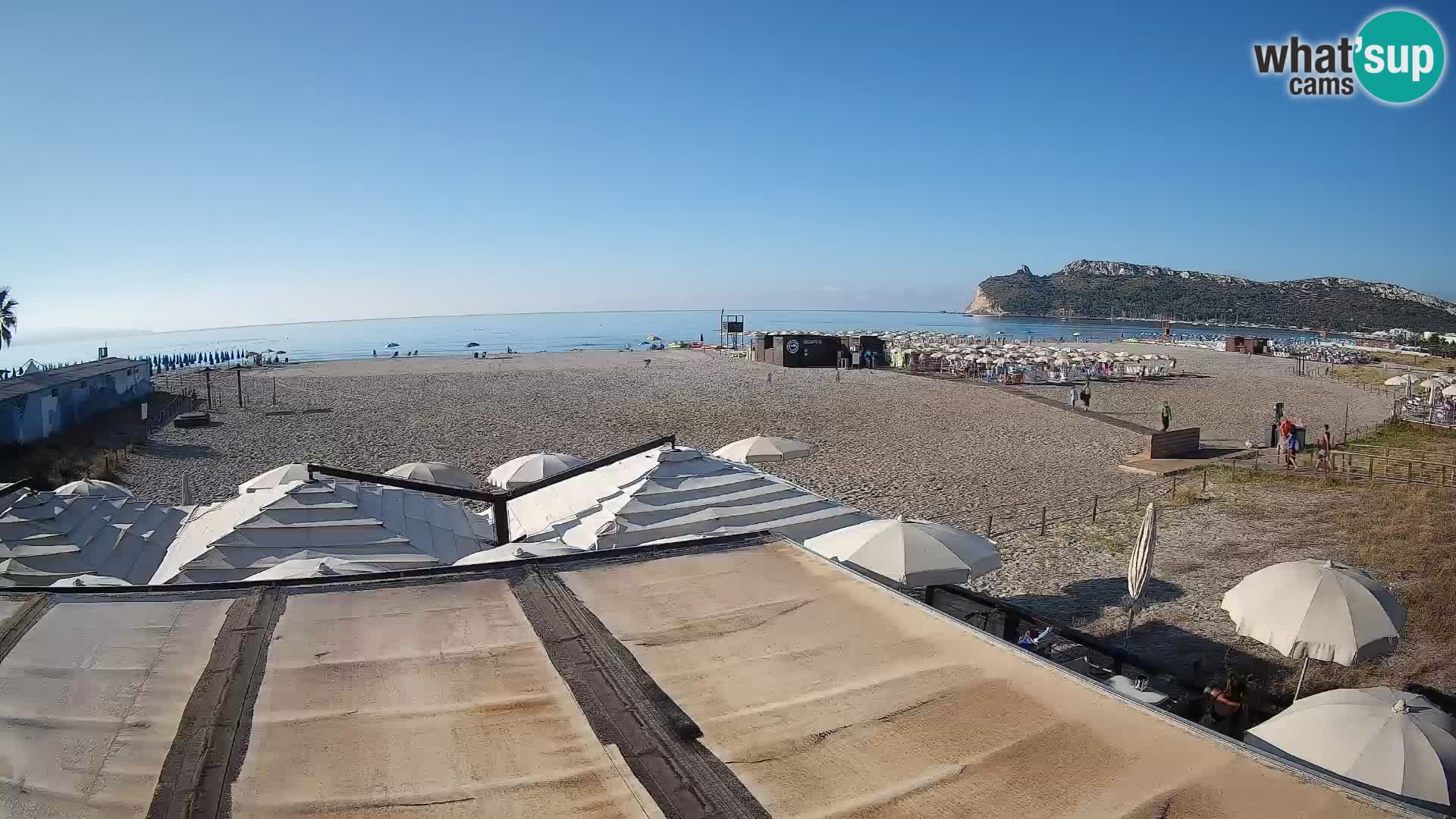 Poetto beach webcam | Cagliari | Sardinia