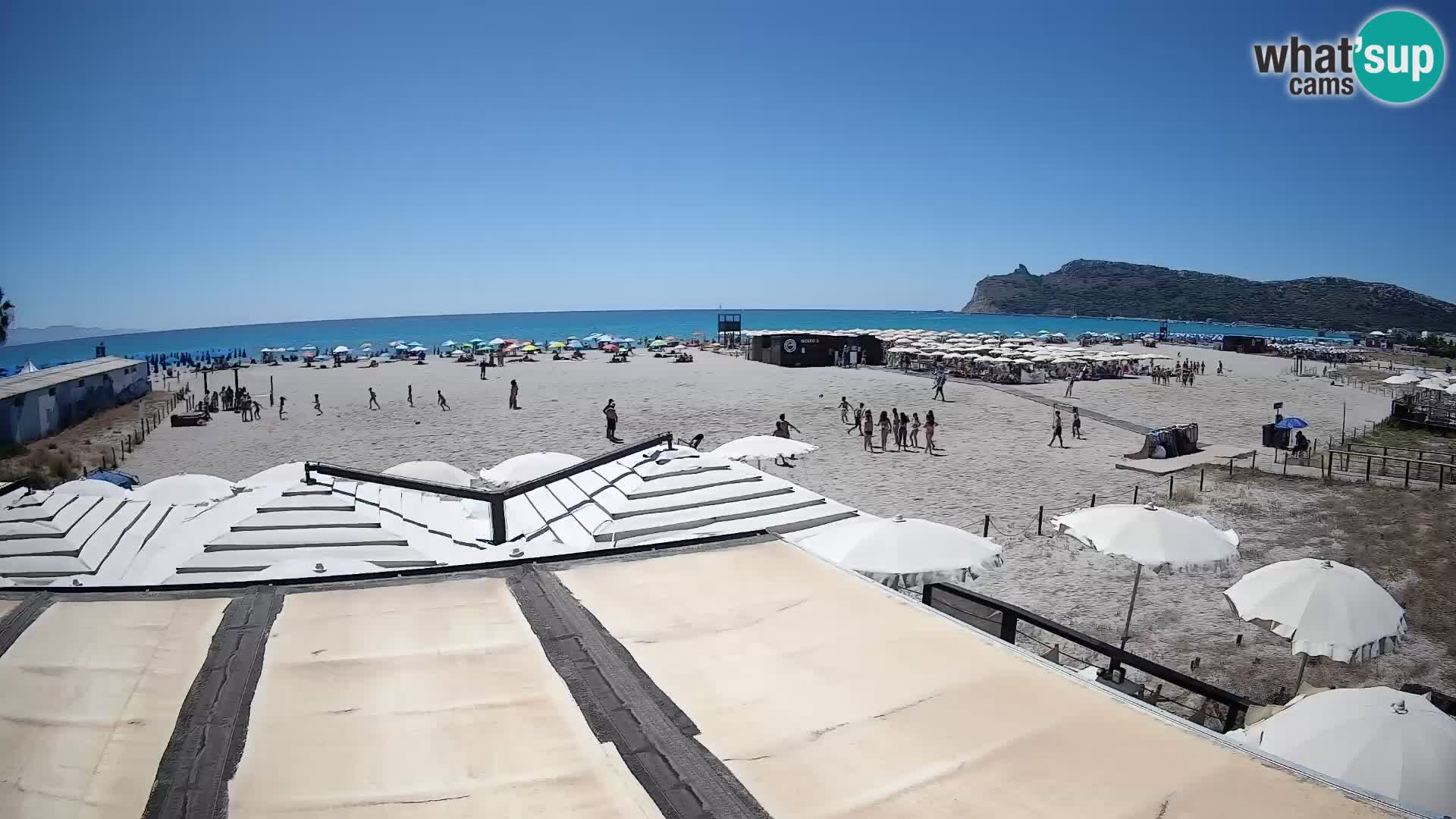 Poetto beach webcam | Cagliari | Sardinia
