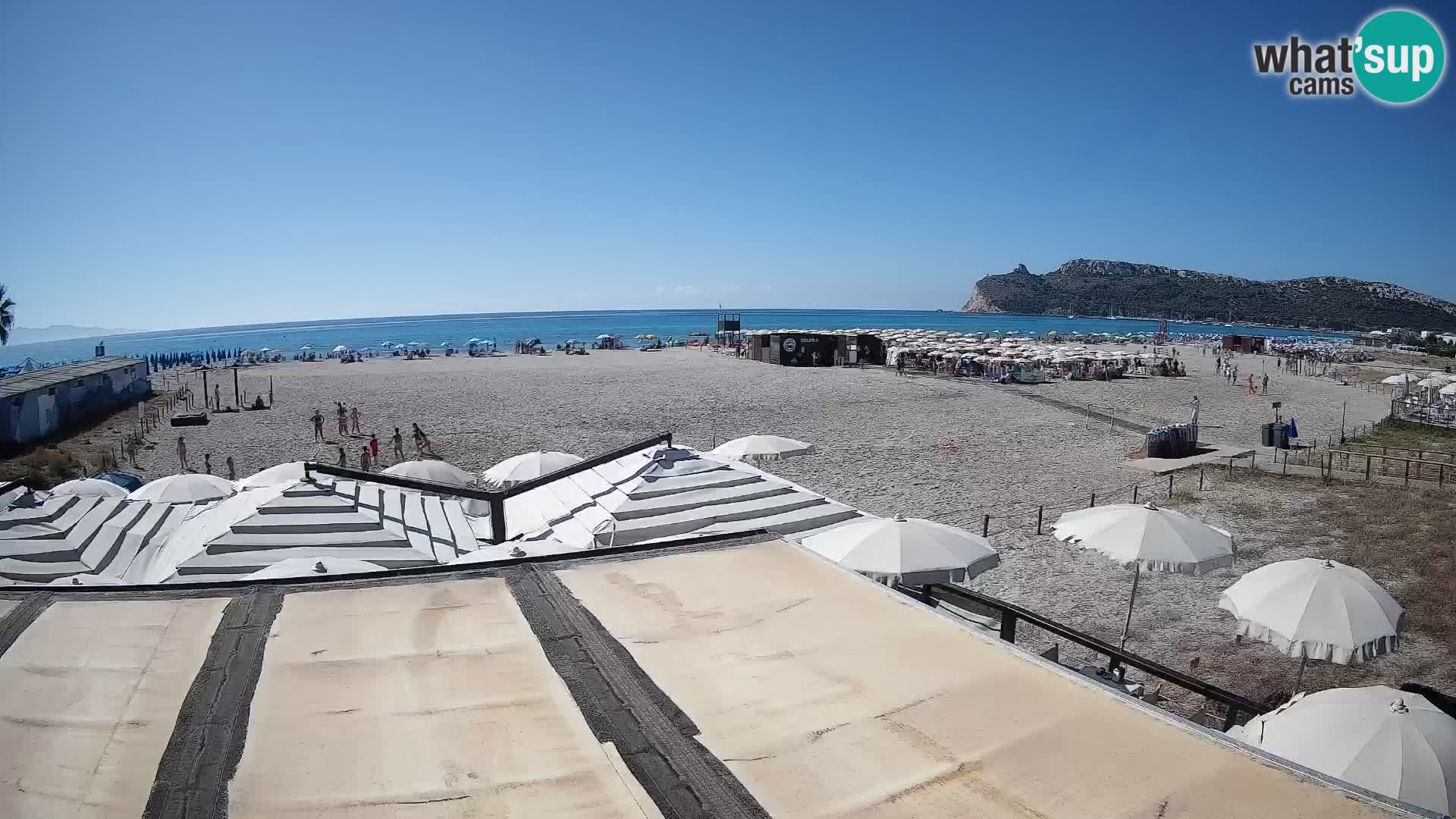 Poetto beach webcam | Cagliari | Sardinia