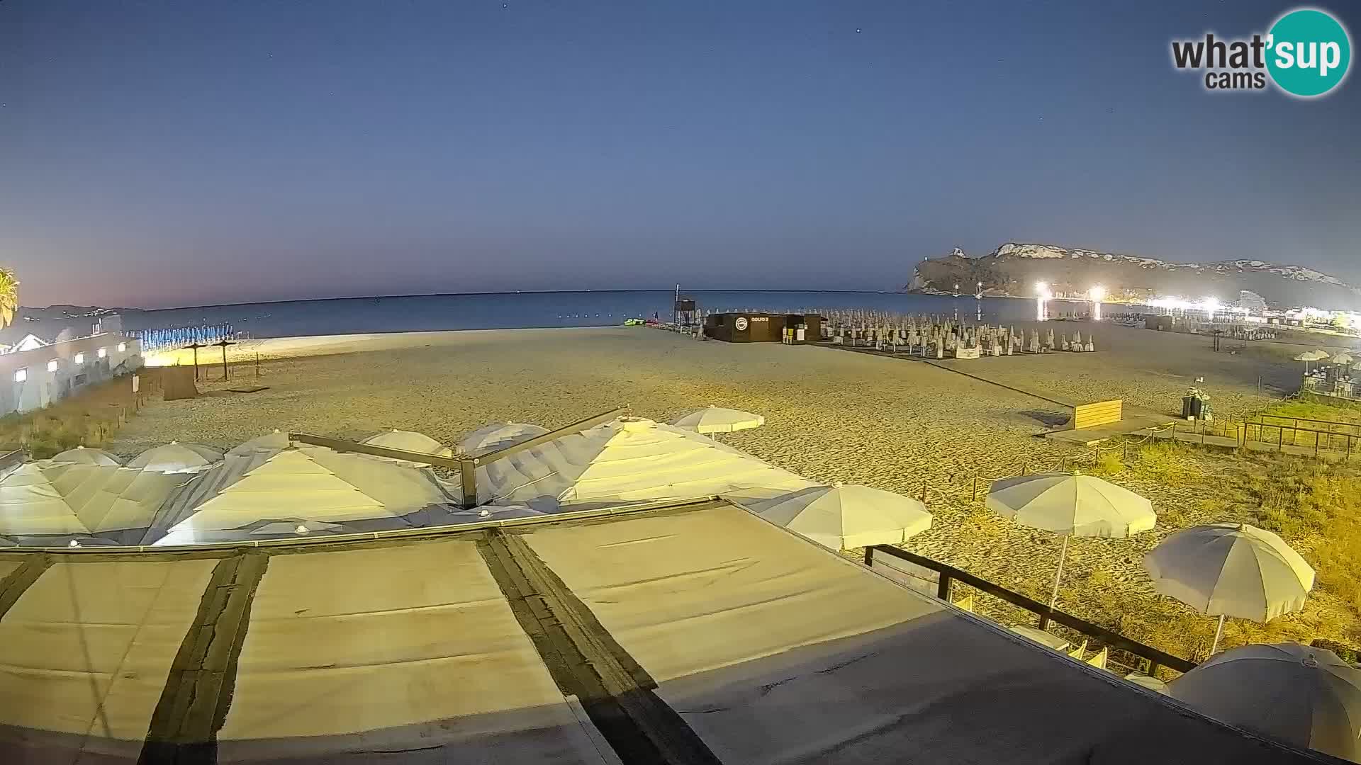 Poetto beach webcam | Cagliari | Sardinia