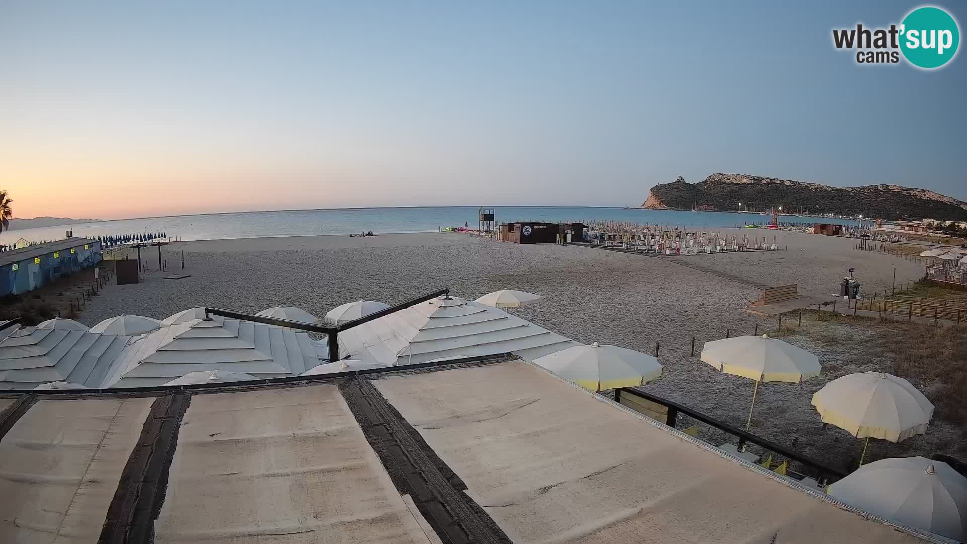 Poetto beach webcam | Cagliari | Sardinija