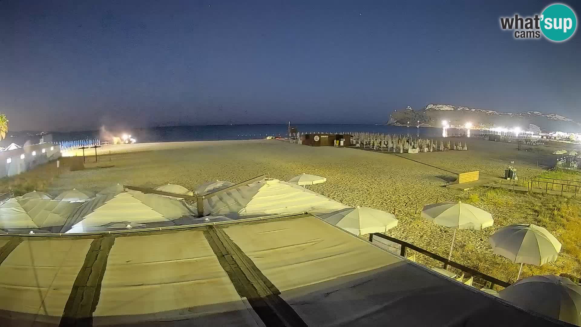 Poetto Strand Webcam | Cagliari | Sardinien