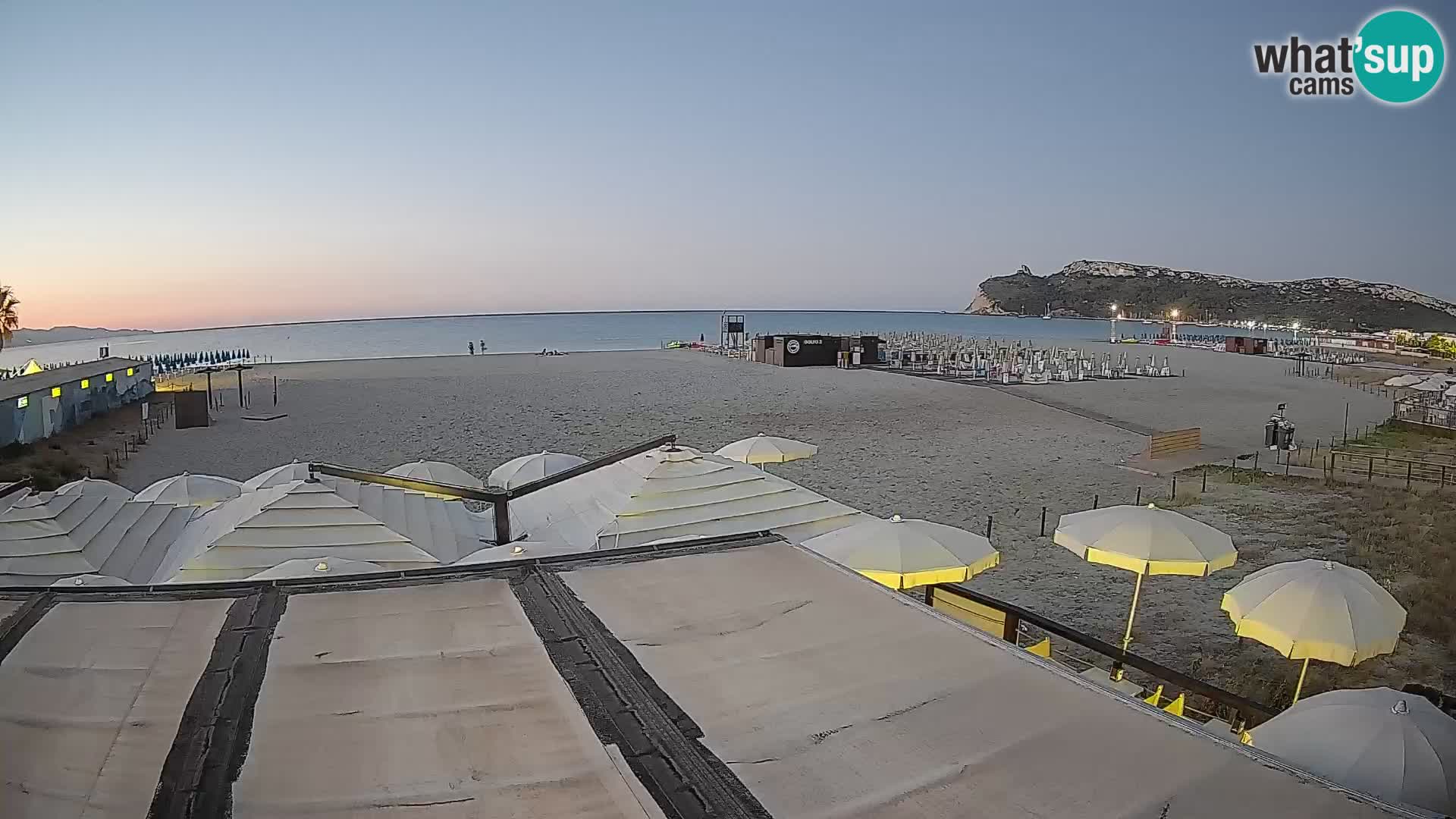 Poetto beach webcam | Cagliari | Sardinija