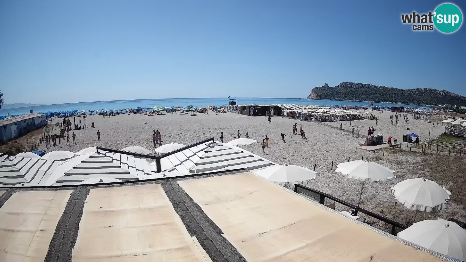 Poetto beach webcam | Cagliari | Sardinia