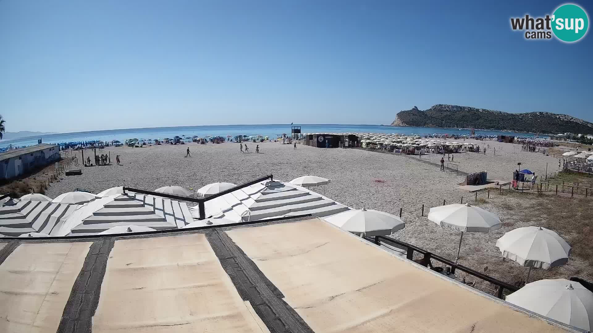 Poetto beach webcam | Cagliari | Sardinia