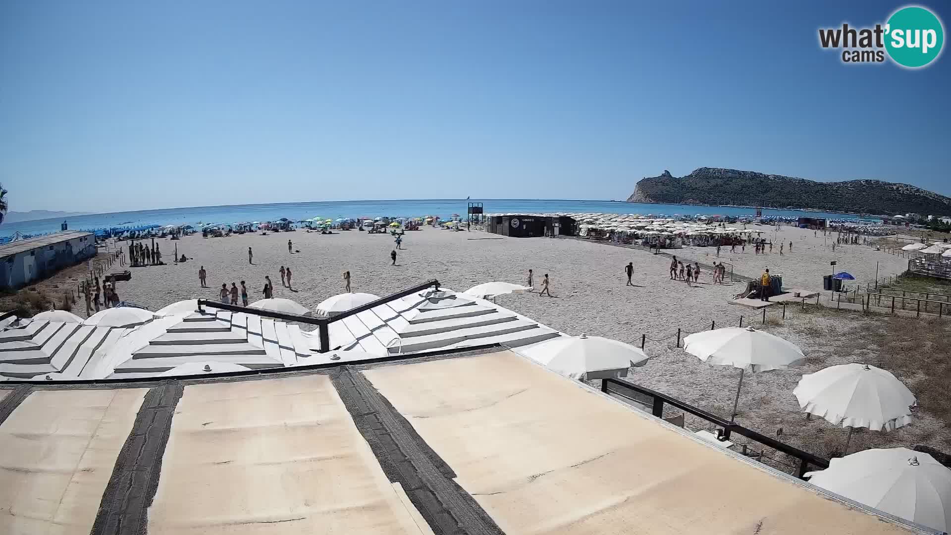 Poetto Strand Webcam | Cagliari | Sardinien