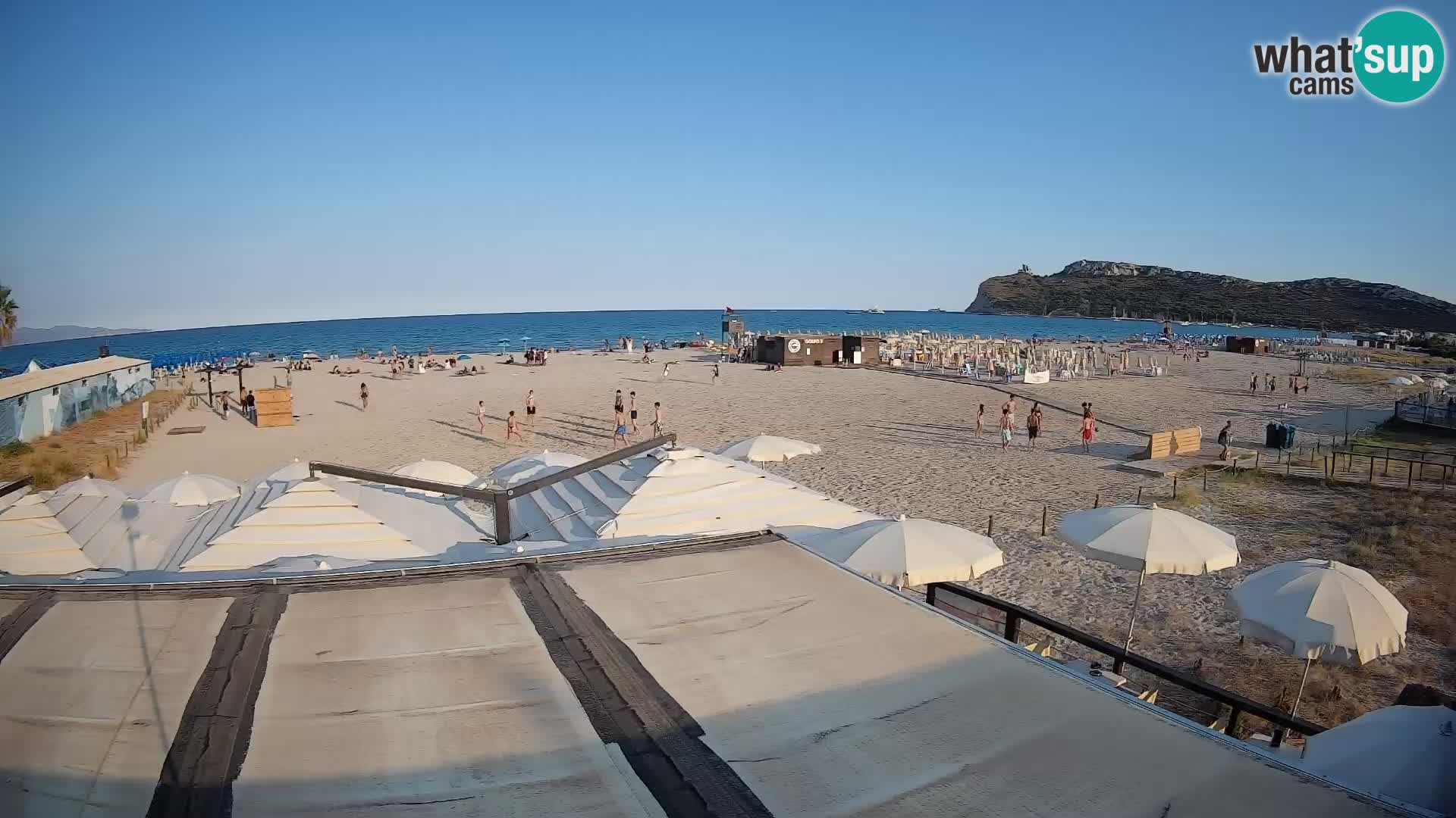 Poetto beach webcam | Cagliari | Sardinija
