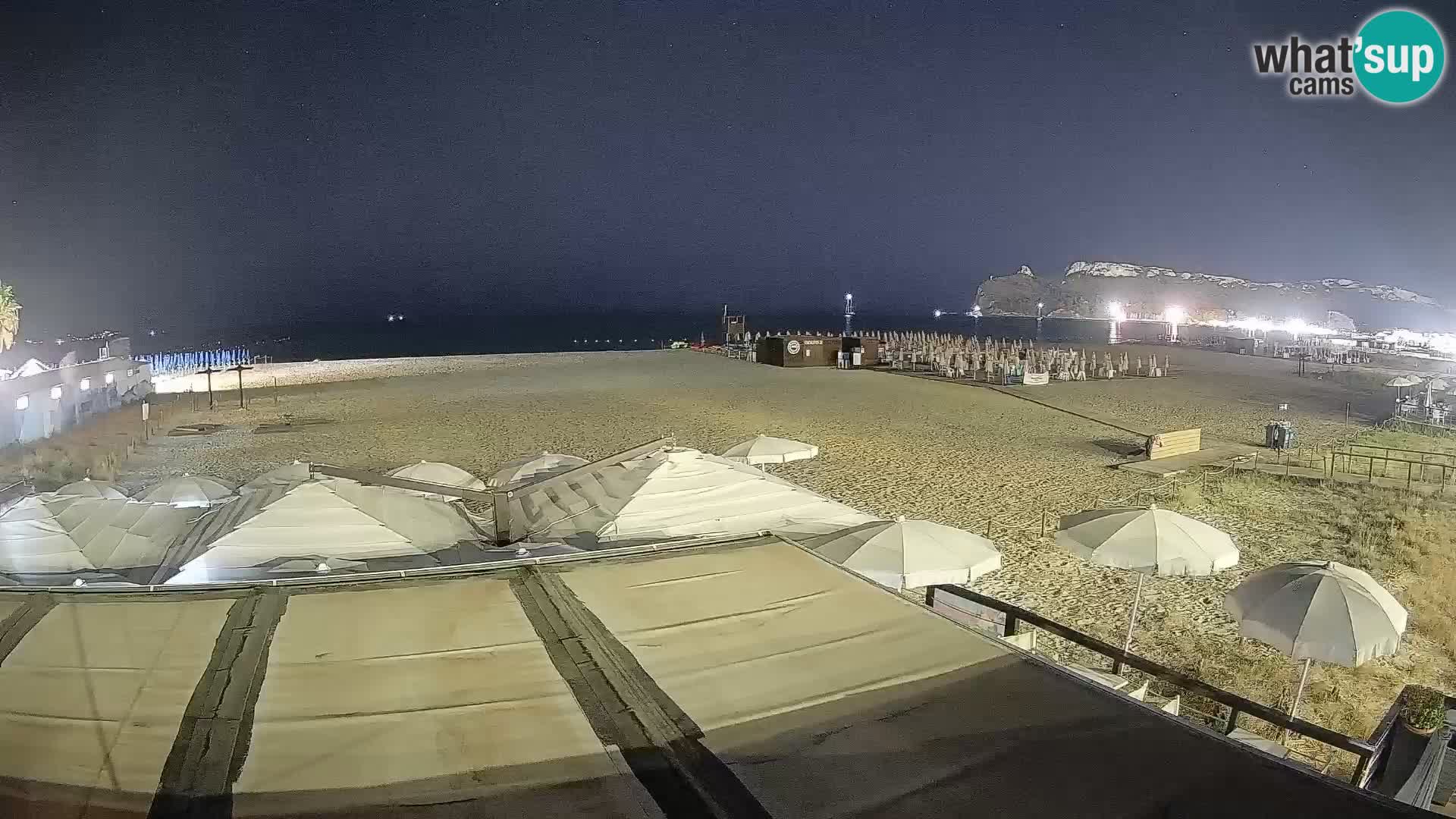 Poetto beach webcam | Cagliari | Sardinia