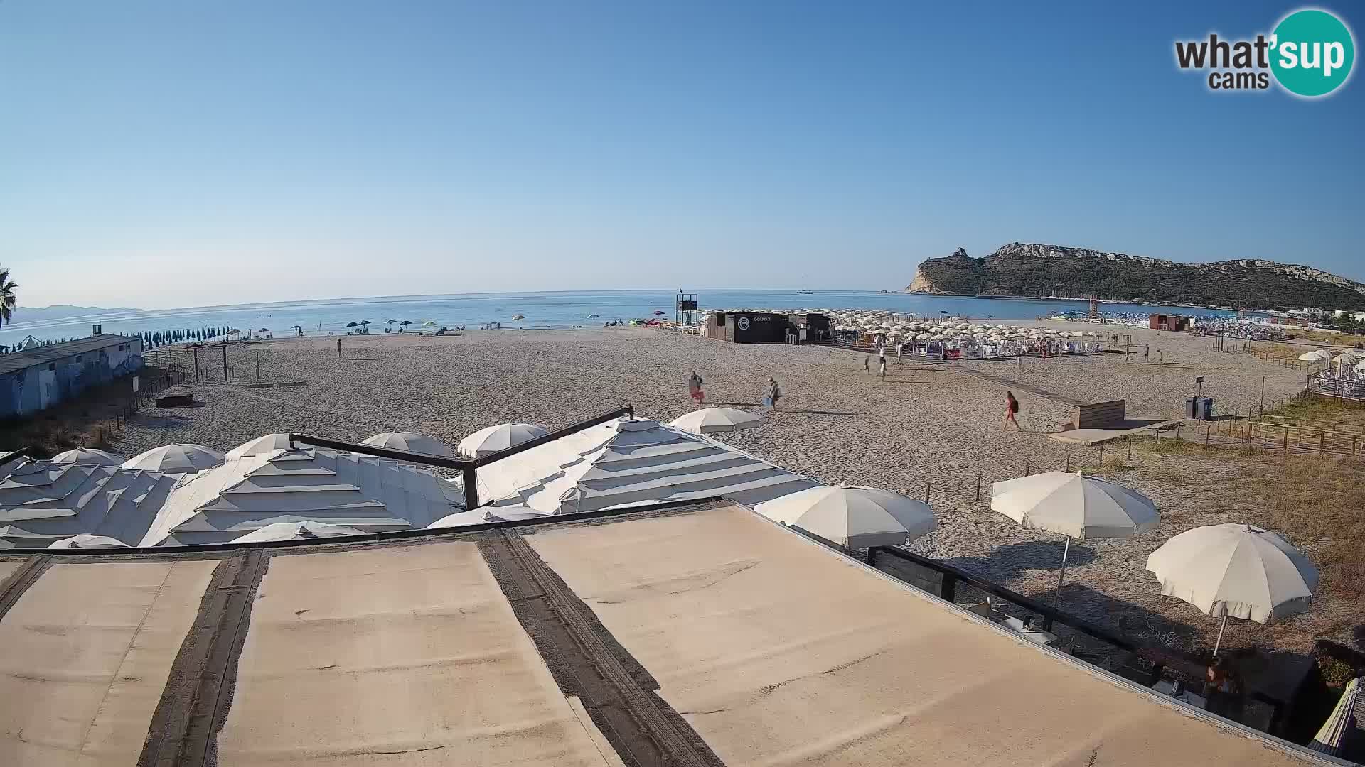 Webcam plage de Poetto | Cagliari | Sardaigne