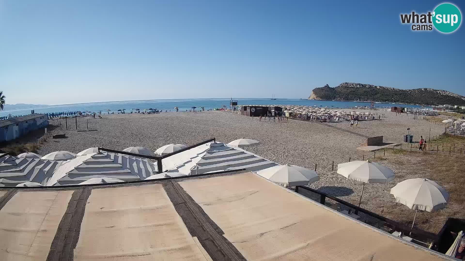 Poetto beach webcam | Cagliari | Sardinia