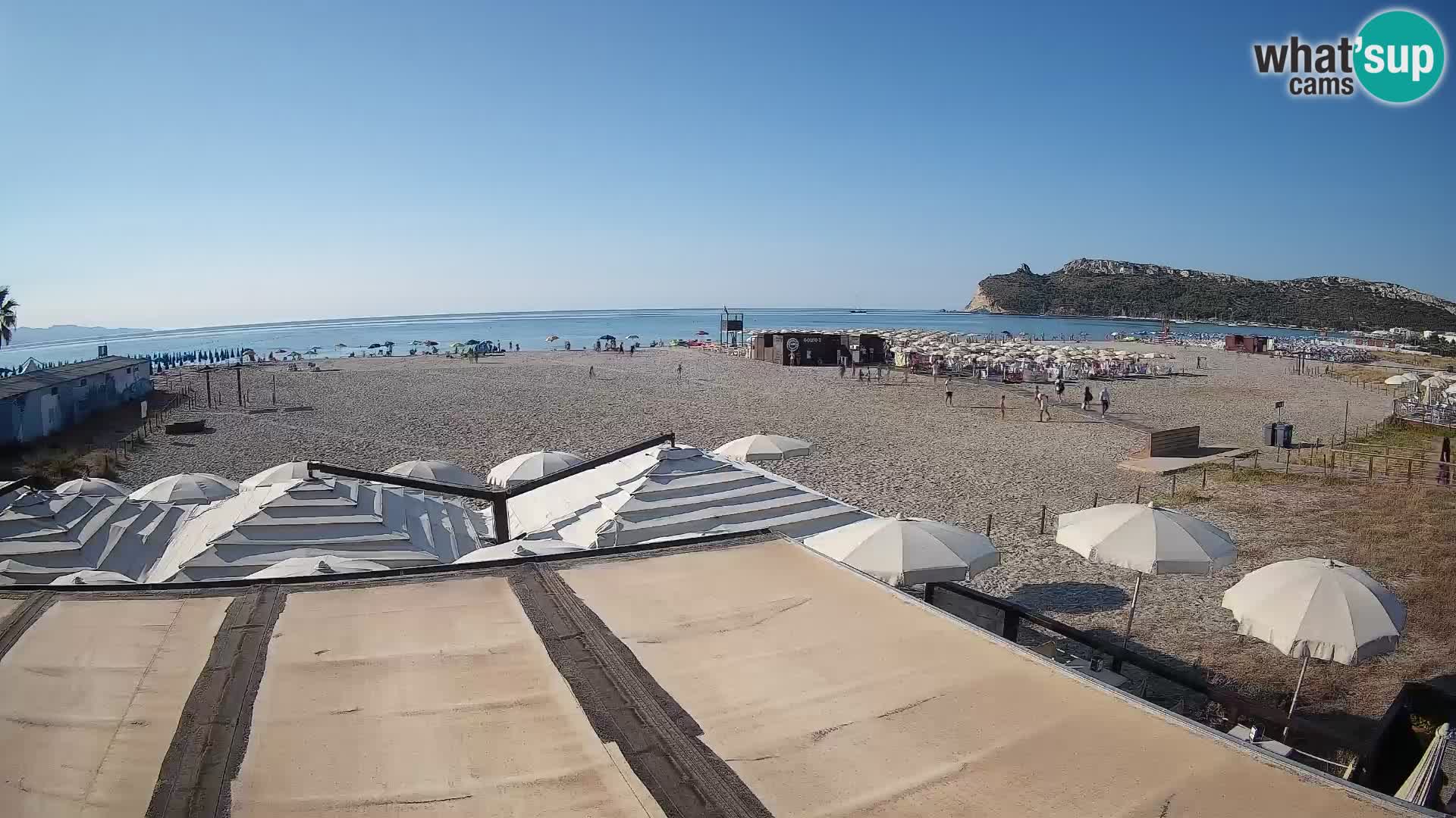 Poetto beach webcam | Cagliari | Sardinija