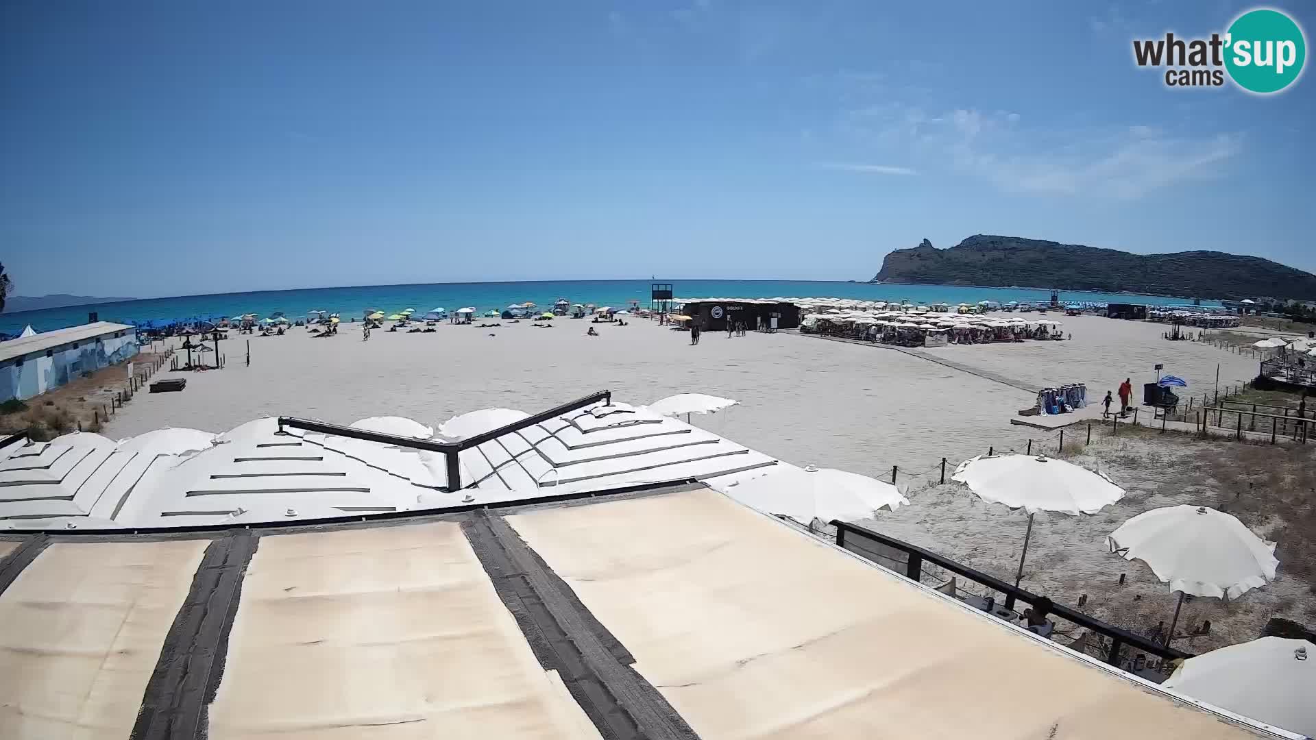 Poetto beach webcam | Cagliari | Sardinia