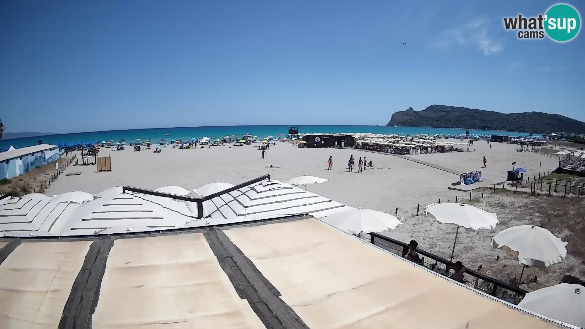 Poetto beach webcam | Cagliari | Sardinia