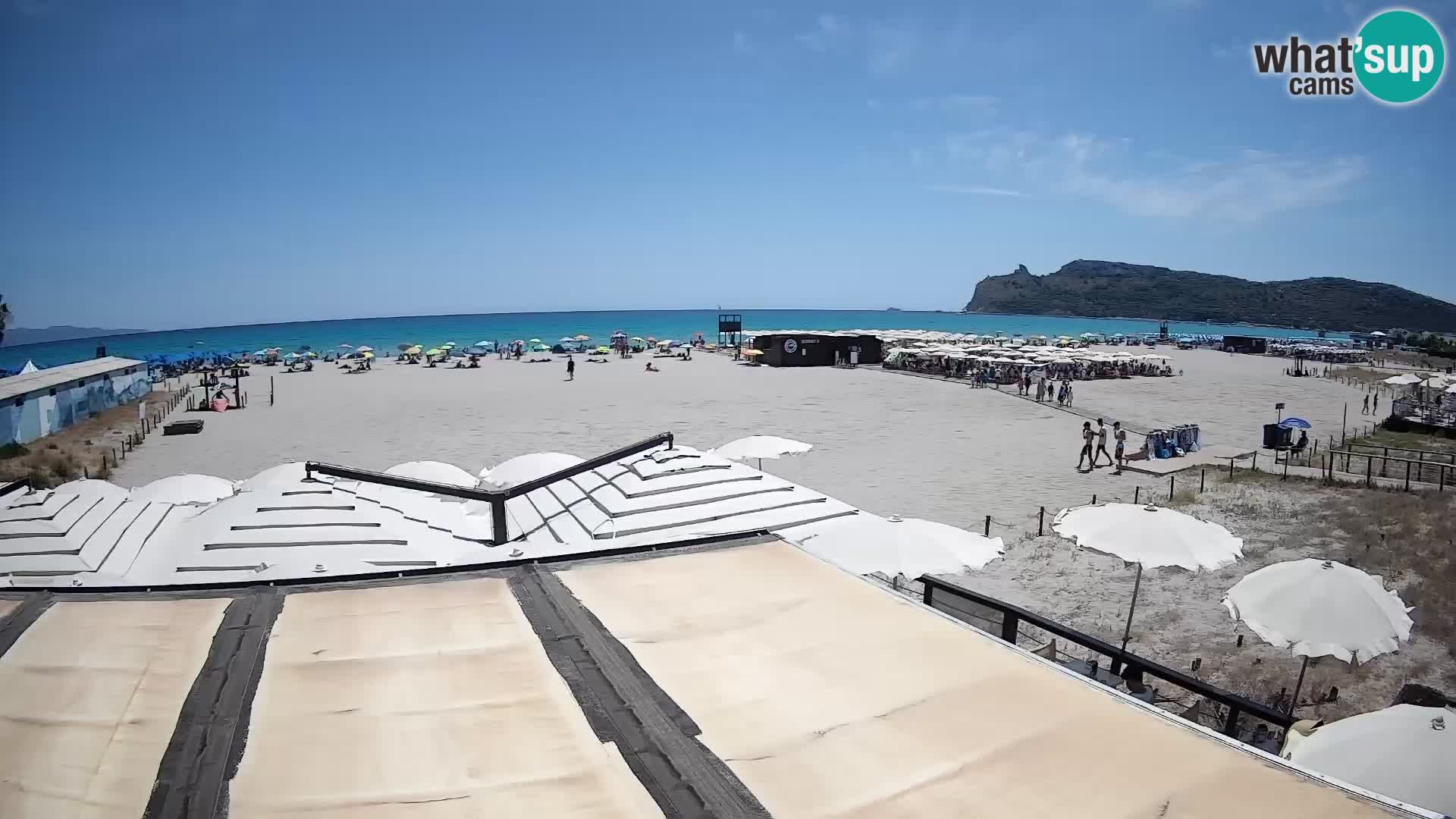 Poetto beach webcam | Cagliari | Sardinija