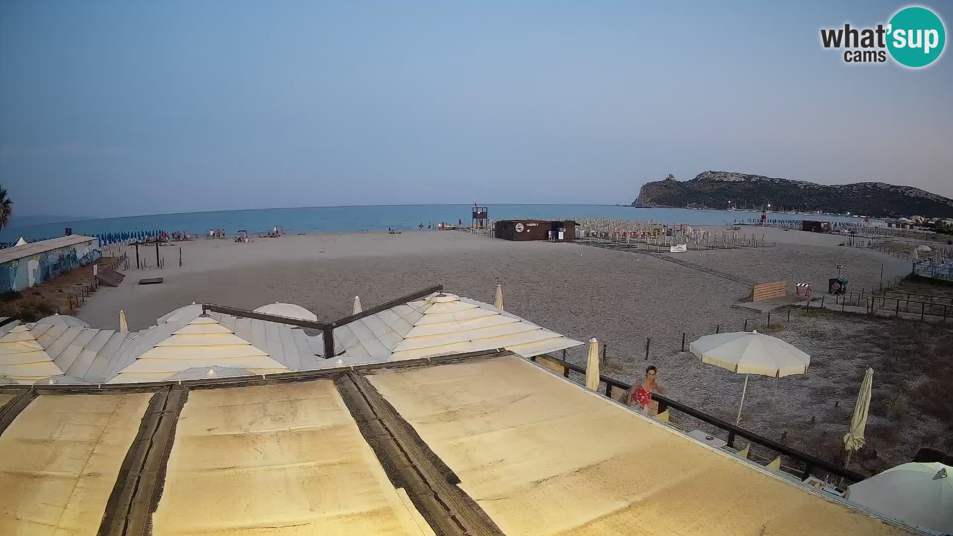 Poetto beach webcam | Cagliari | Sardinija