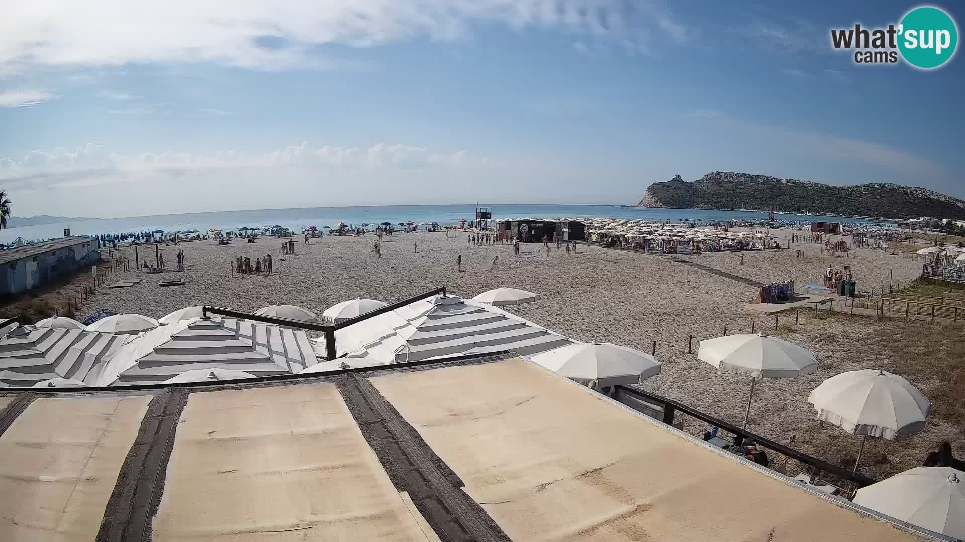 Poetto beach webcam | Cagliari | Sardinia