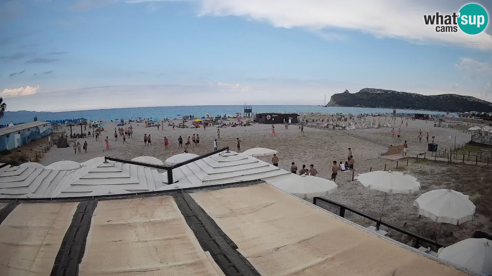 Poetto beach webcam | Cagliari | Sardinija