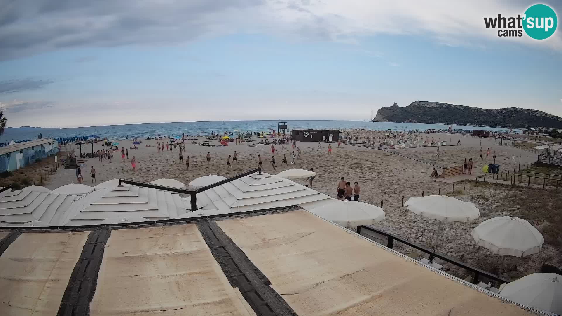 Poetto beach webcam | Cagliari | Sardinia