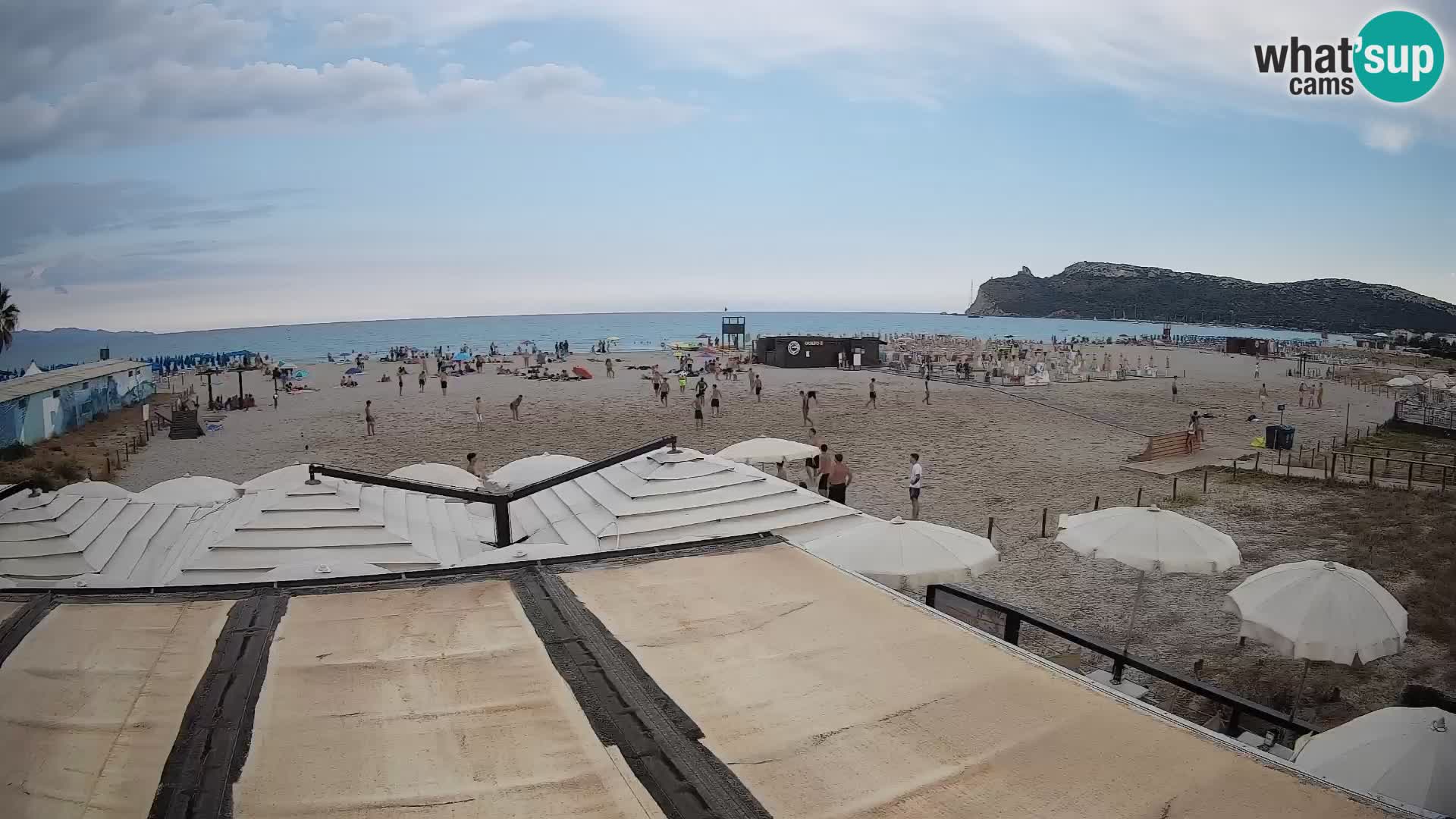 Poetto beach webcam | Cagliari | Sardinia