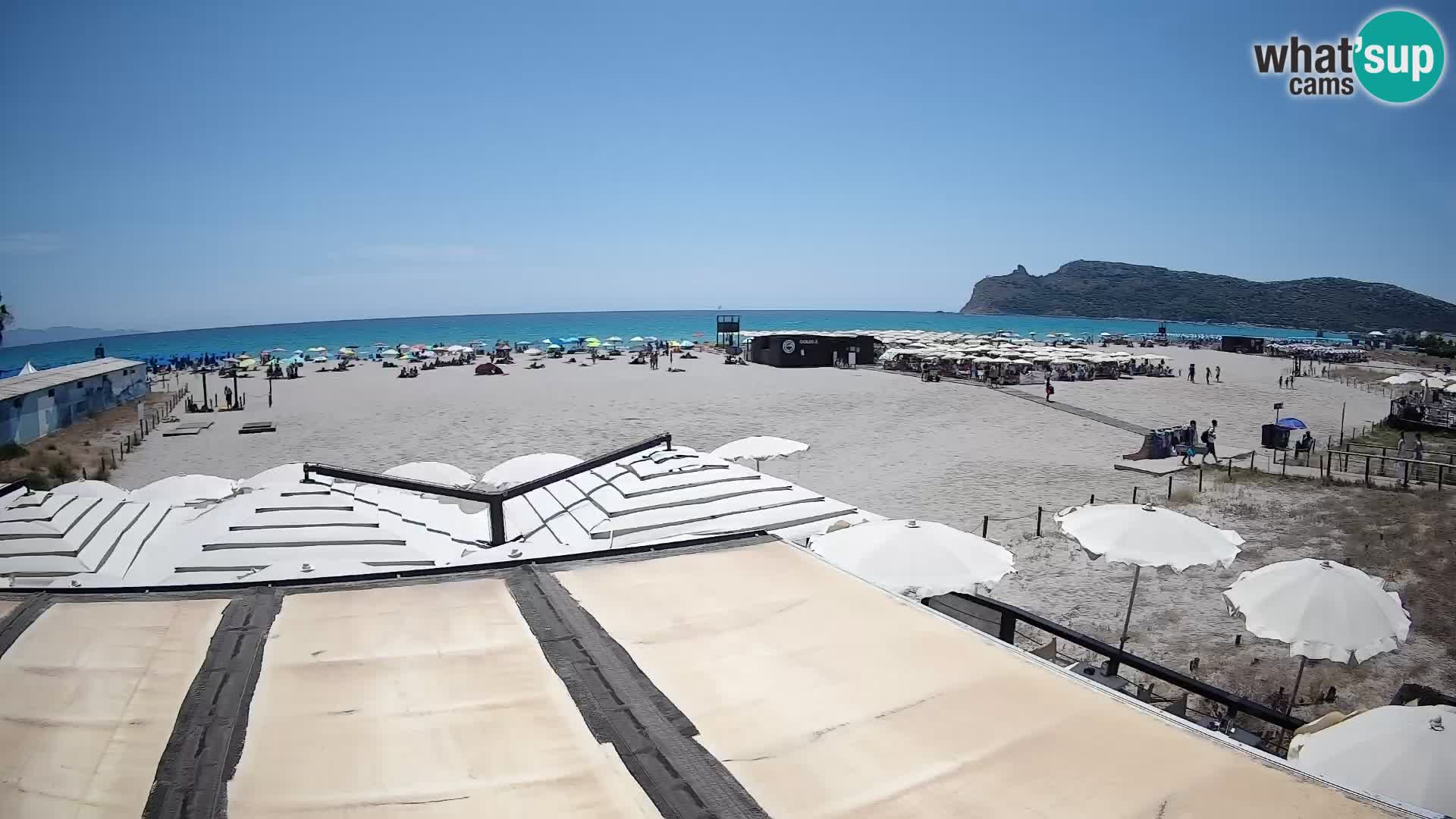 Webcam plage de Poetto | Cagliari | Sardaigne