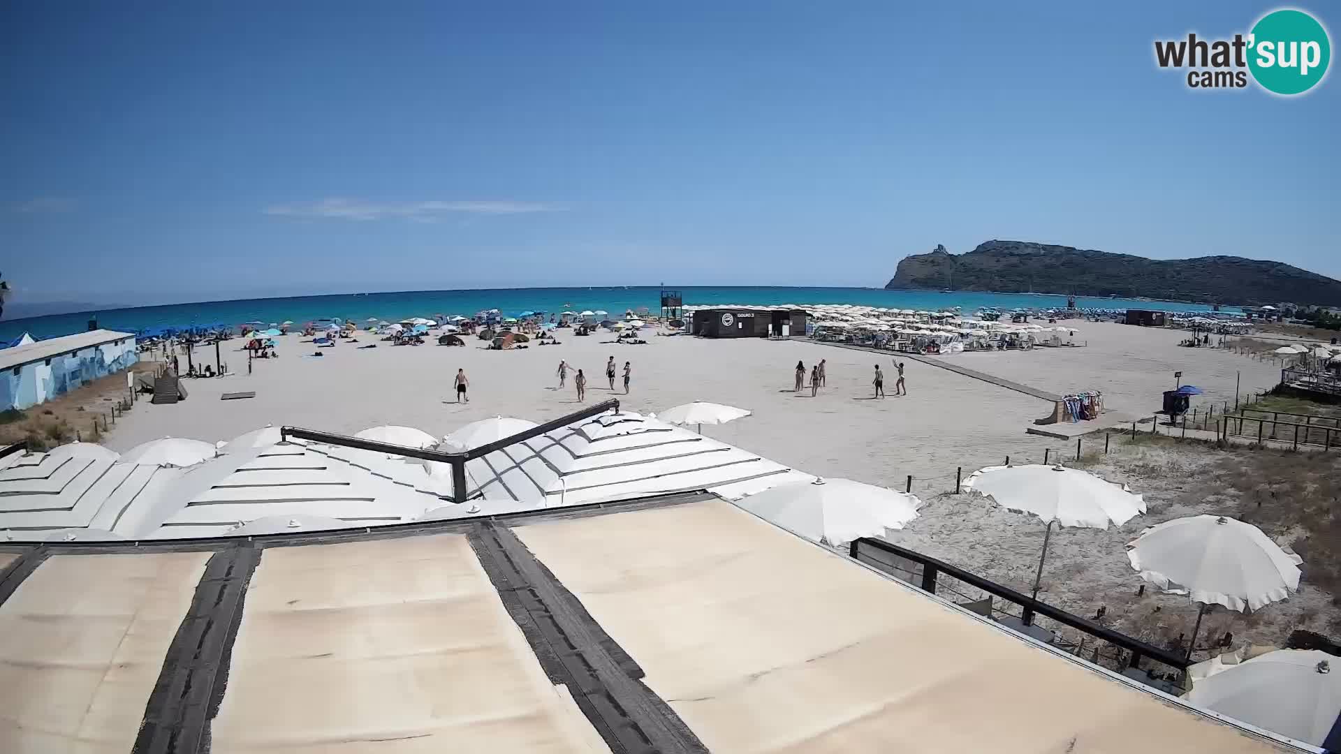 Webcam plage de Poetto | Cagliari | Sardaigne