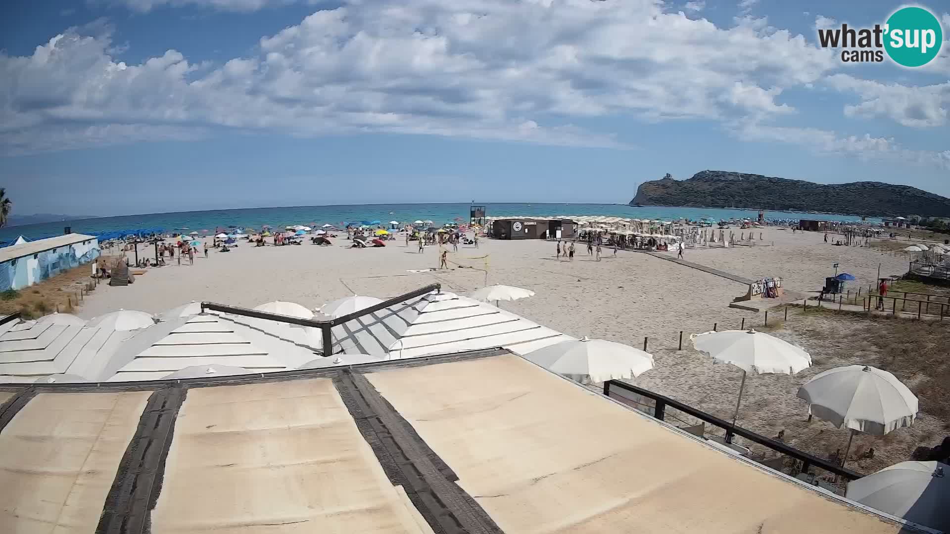Poetto beach webcam | Cagliari | Sardinia