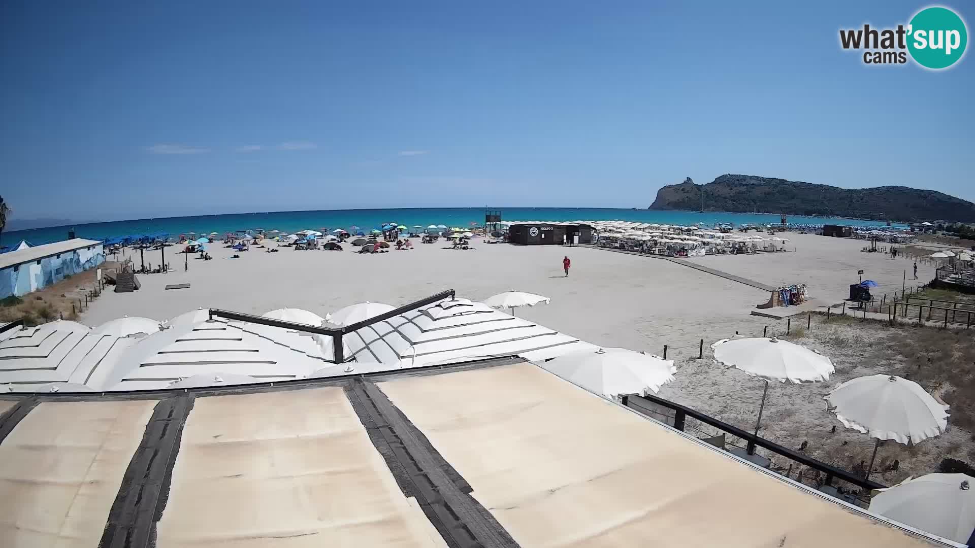 Poetto beach webcam | Cagliari | Sardinia