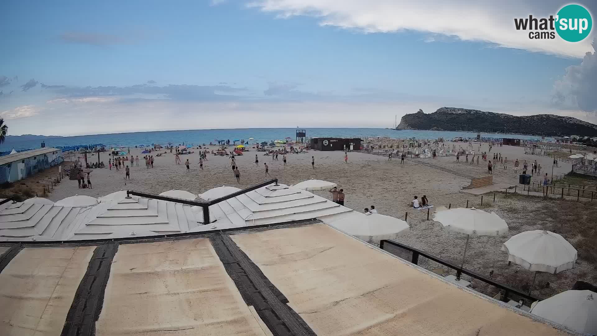 Poetto beach webcam | Cagliari | Sardinija