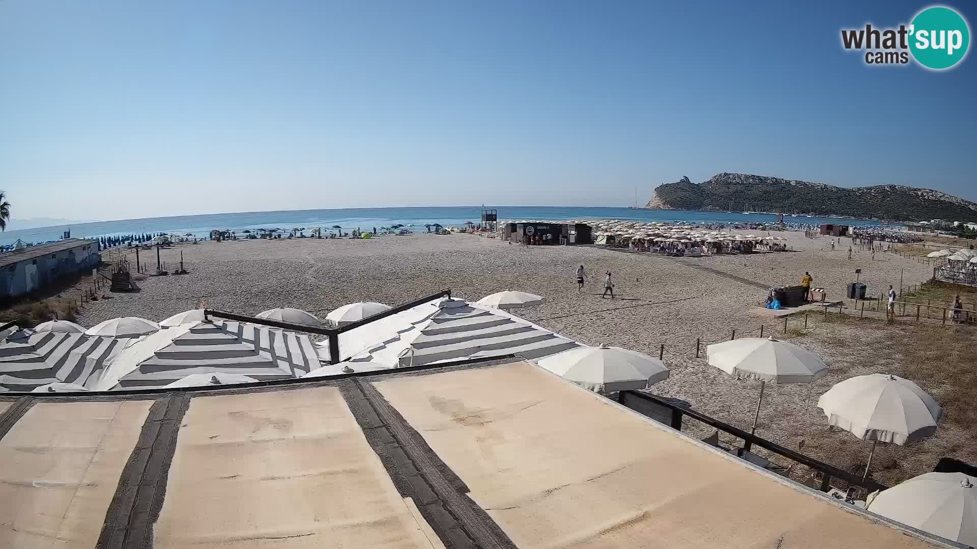 Poetto beach webcam | Cagliari | Sardinija
