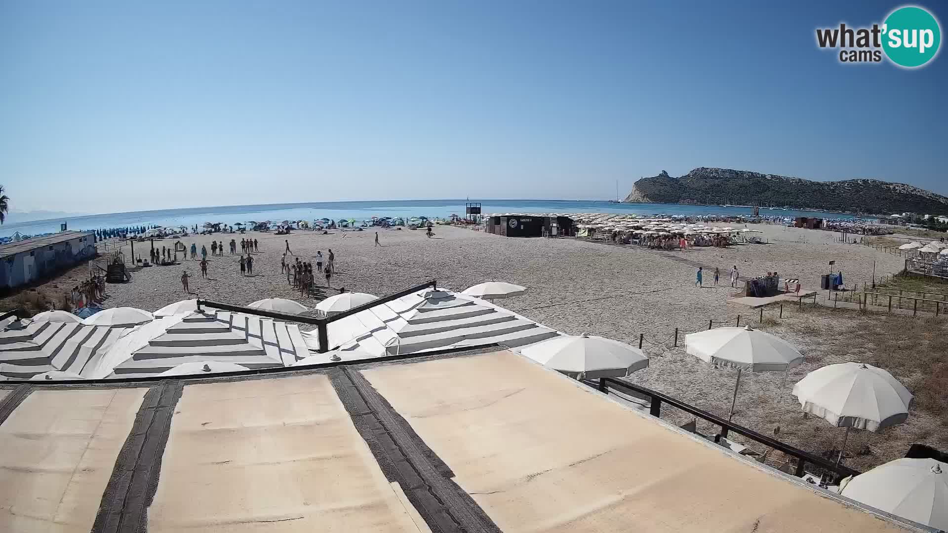 Poetto beach webcam | Cagliari | Sardinia