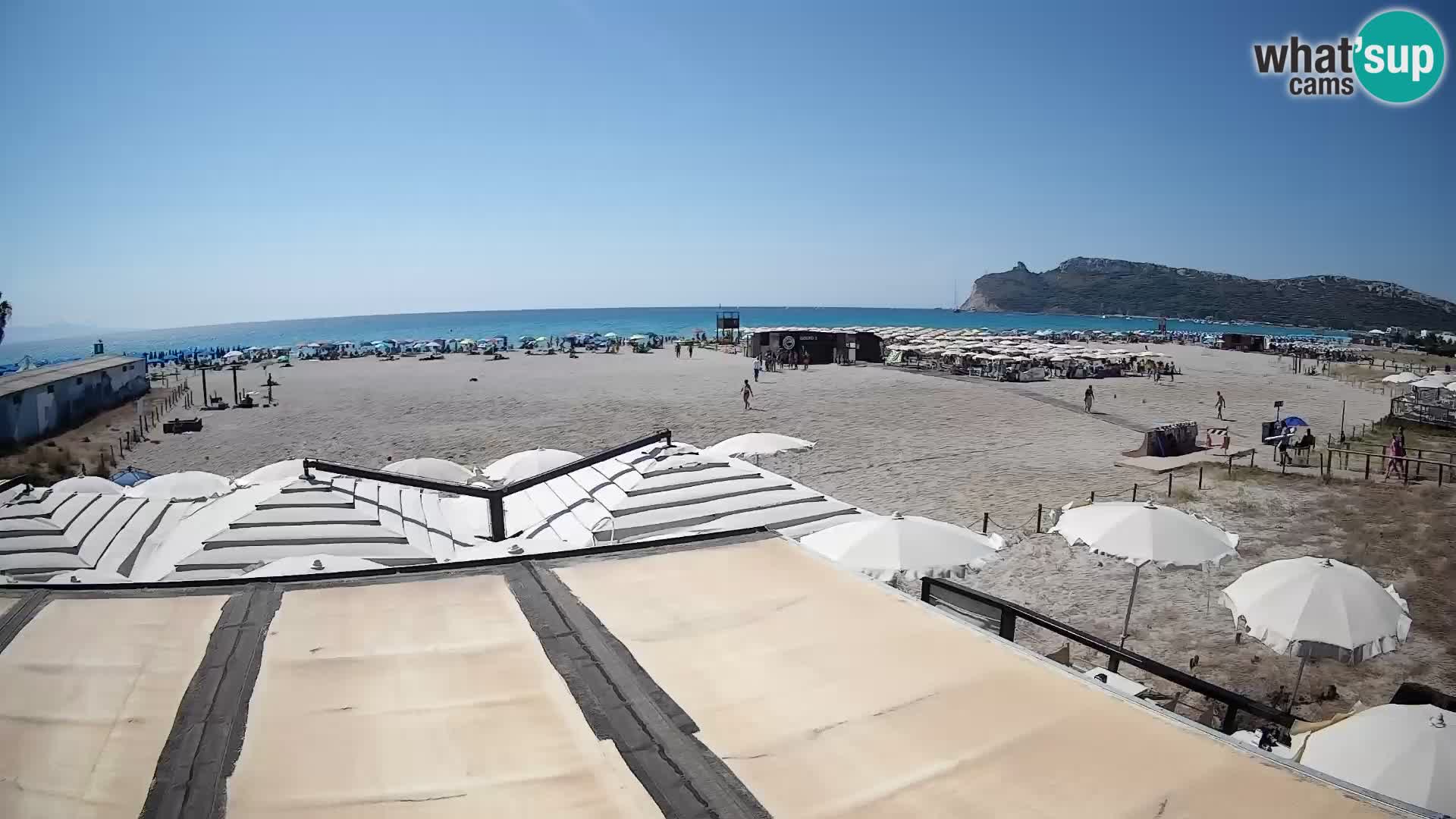 Poetto beach webcam | Cagliari | Sardinija