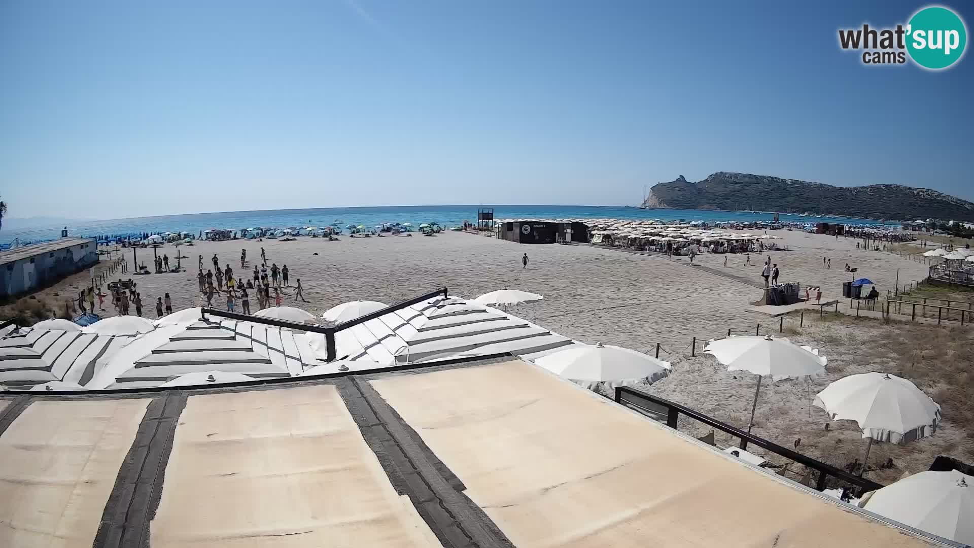 Poetto beach webcam | Cagliari | Sardinija