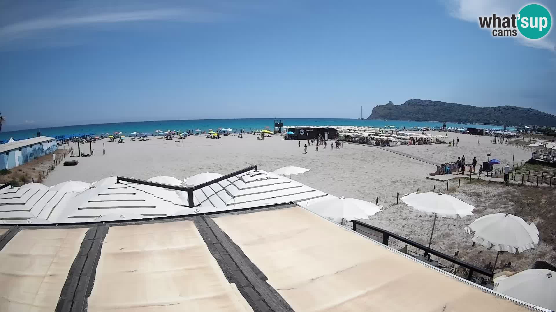 Poetto beach webcam | Cagliari | Sardinija